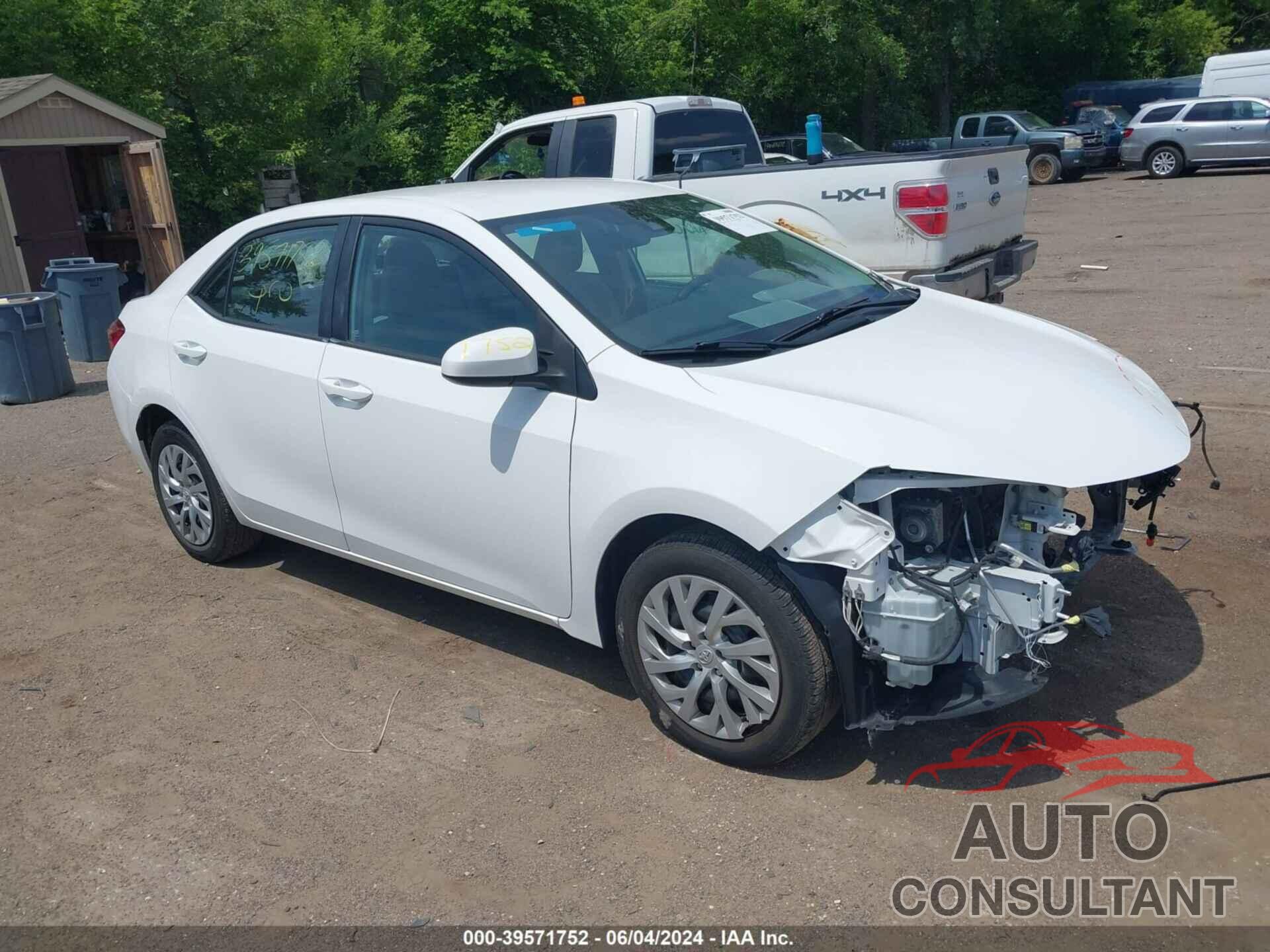 TOYOTA COROLLA 2017 - 2T1BURHE0HC885013