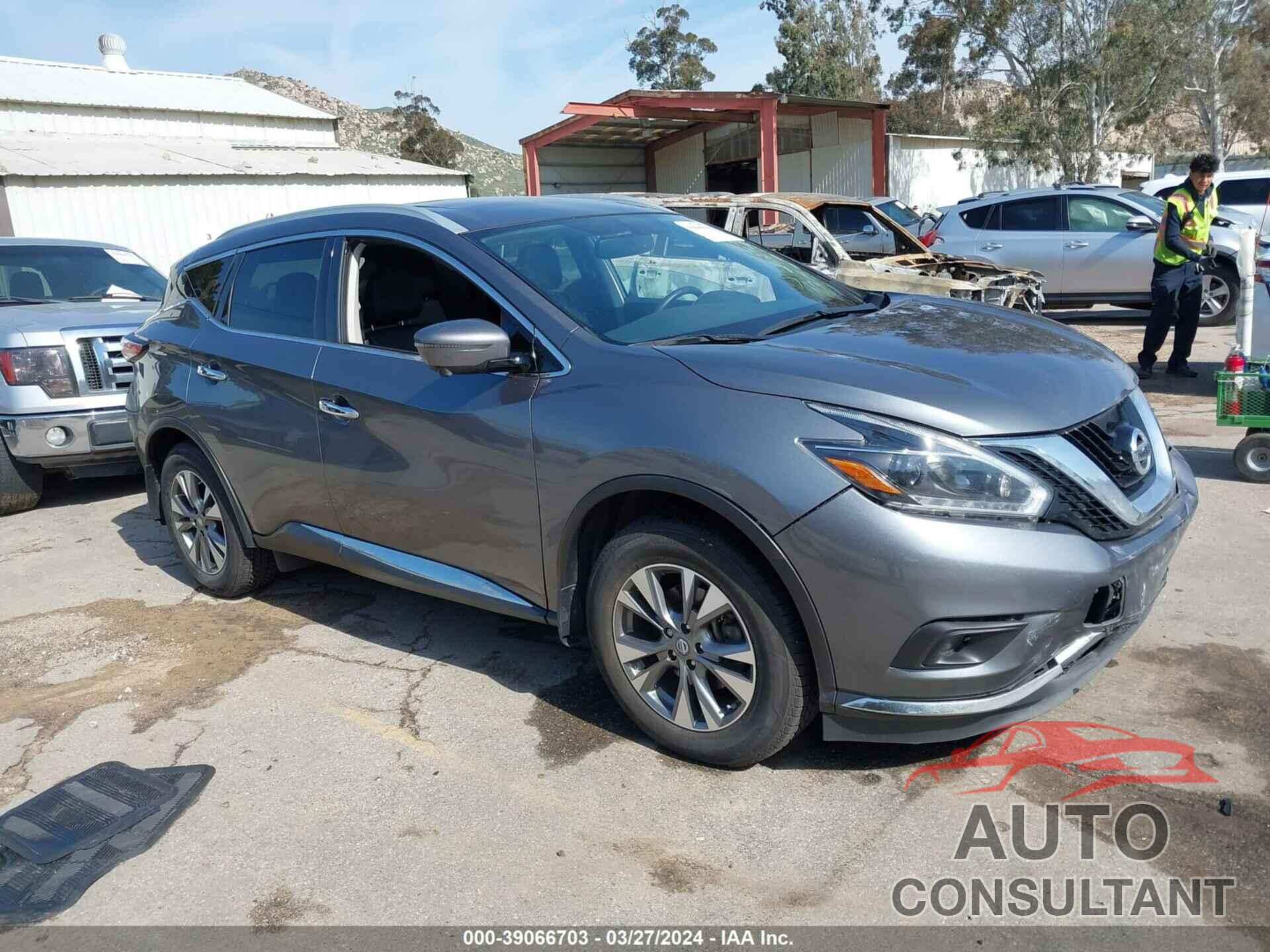 NISSAN MURANO 2018 - 5N1AZ2MH9JN193528