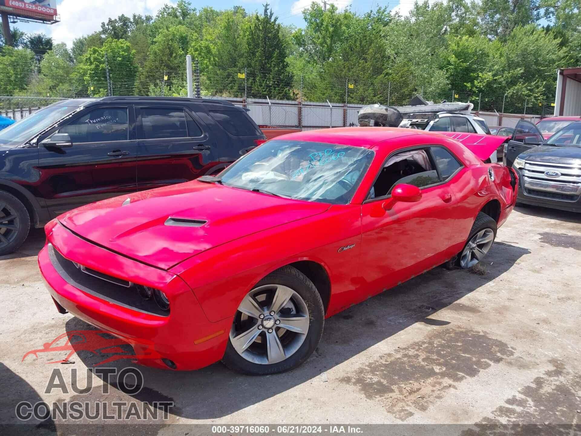 DODGE CHALLENGER 2016 - 2C3CDZAG8GH289964
