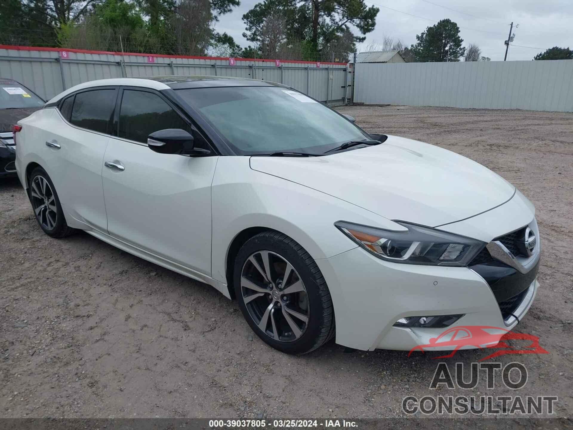 NISSAN MAXIMA 2017 - 1N4AA6AP4HC378631