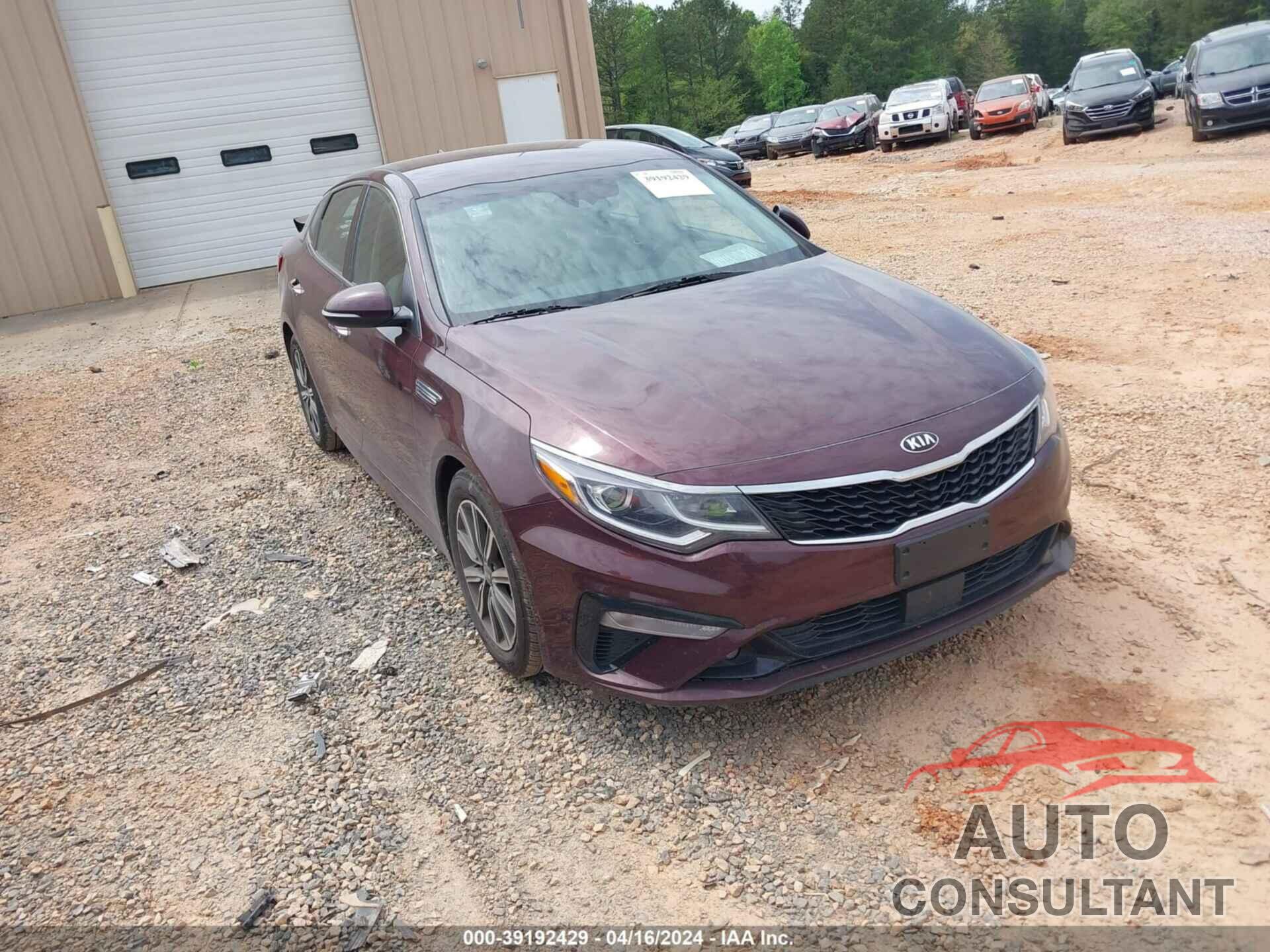KIA OPTIMA 2019 - 5XXGU4L11KG324560