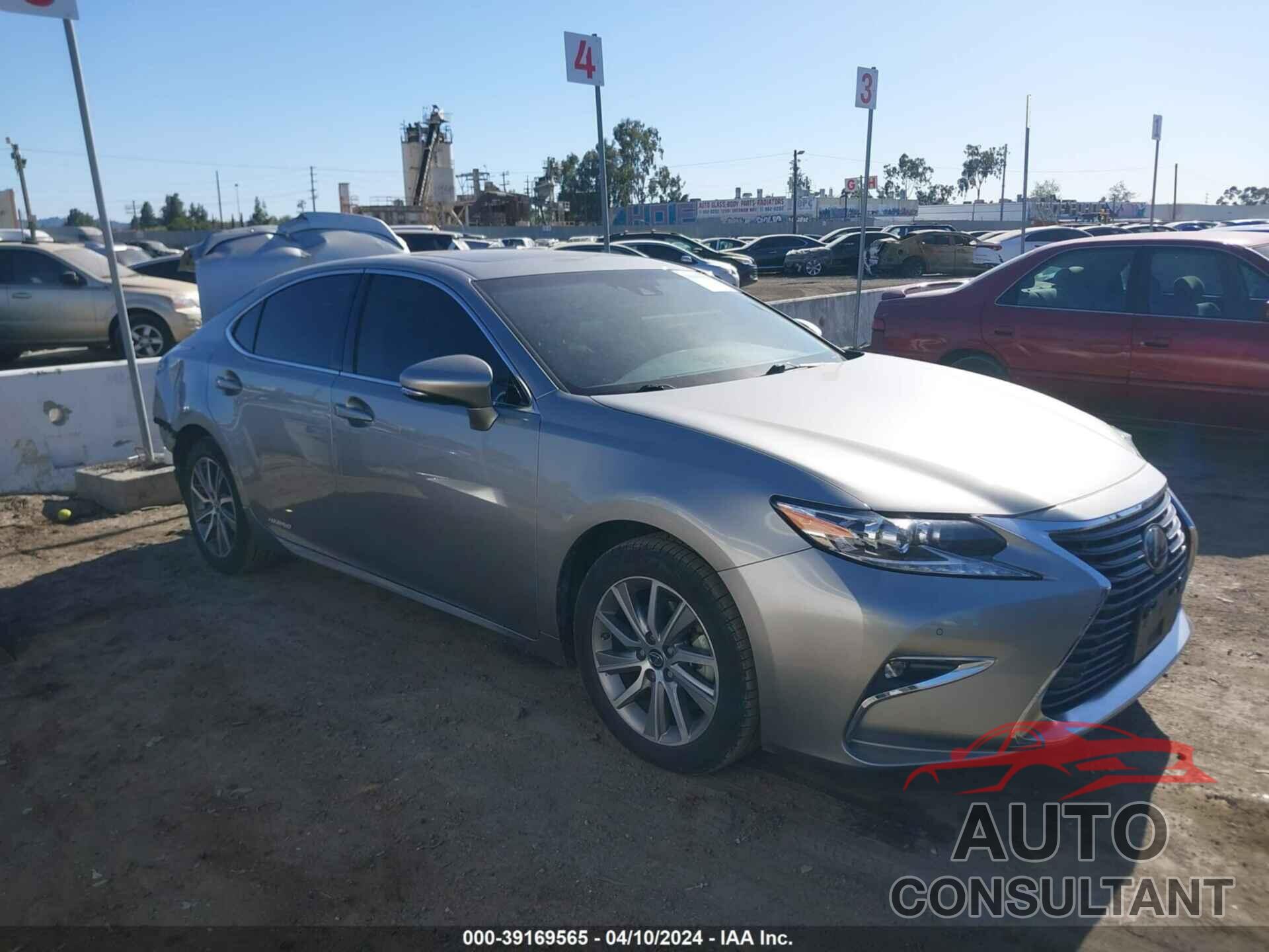 LEXUS ES 300H 2017 - JTHBW1GG4H2149672