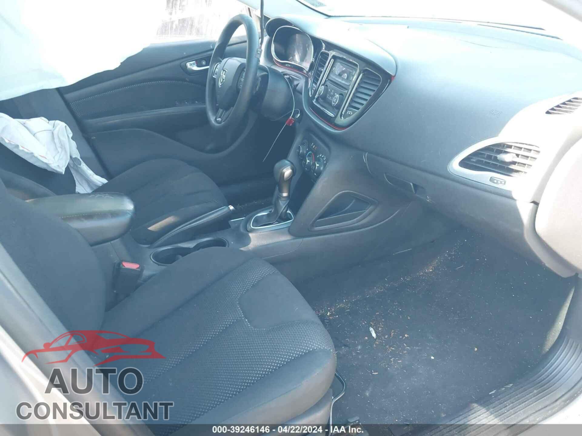 DODGE DART 2016 - 1C3CDFAA7GD584805