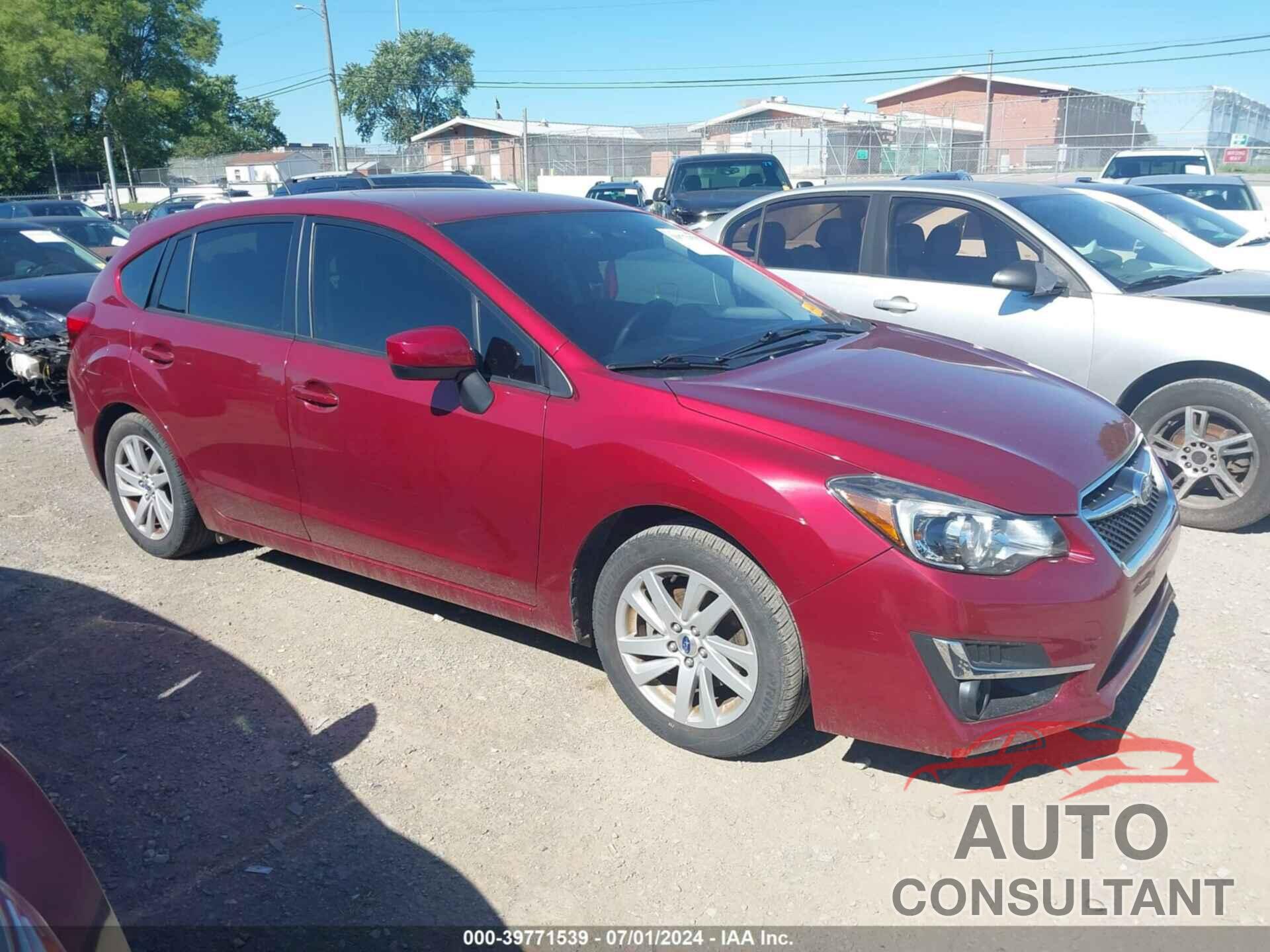 SUBARU IMPREZA 2016 - JF1GPAB61G8329499