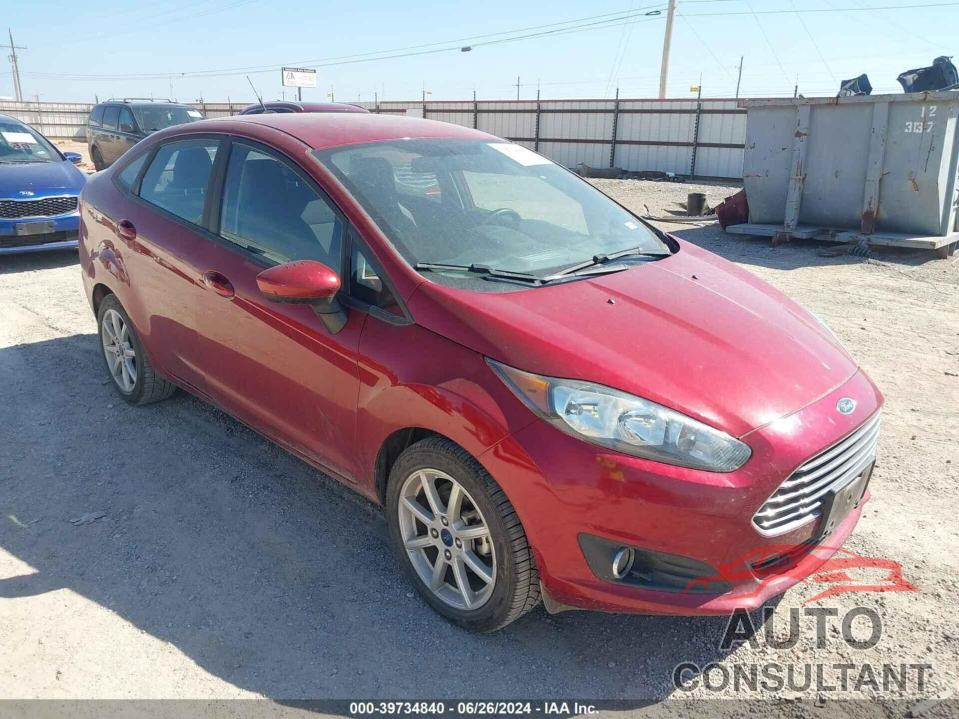 FORD FIESTA 2017 - 3FADP4BJ6HM164247