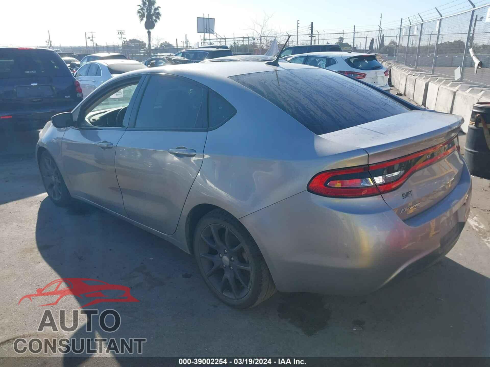 DODGE DART 2016 - 1C3CDFAA6GD752448