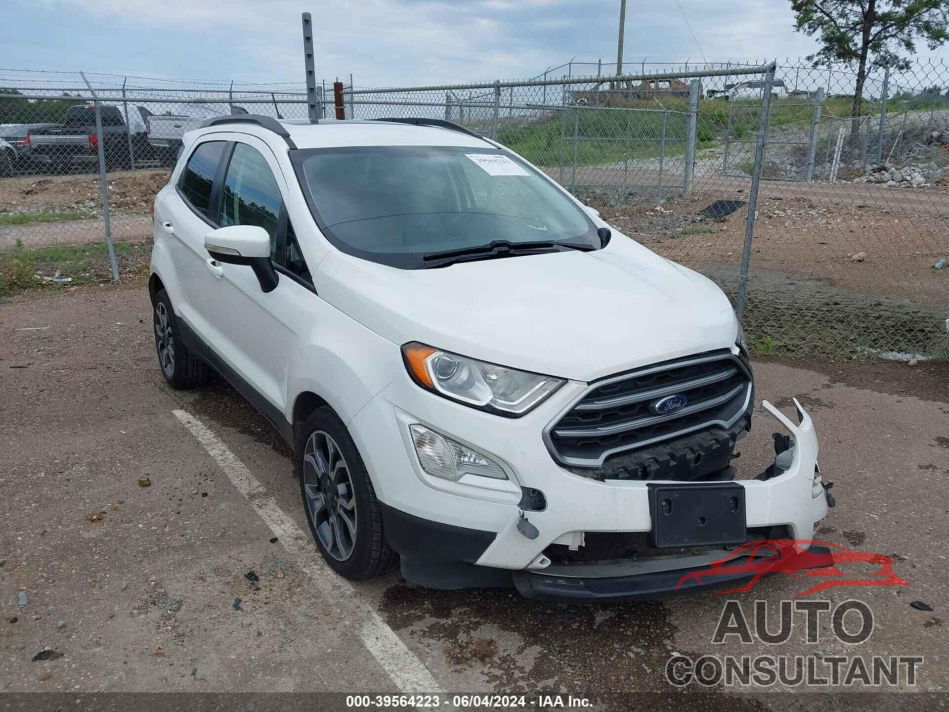 FORD ECOSPORT 2019 - MAJ3S2GE4KC251440