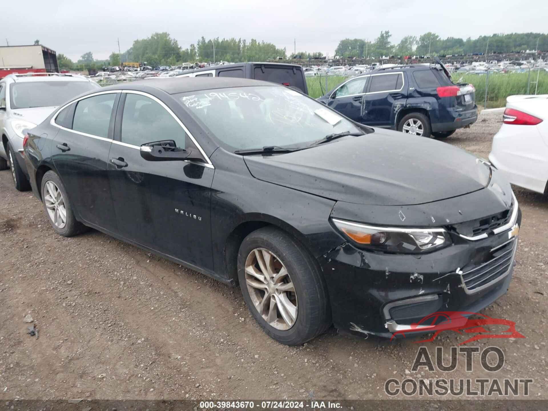 CHEVROLET MALIBU 2016 - 1G1ZE5ST9GF194542