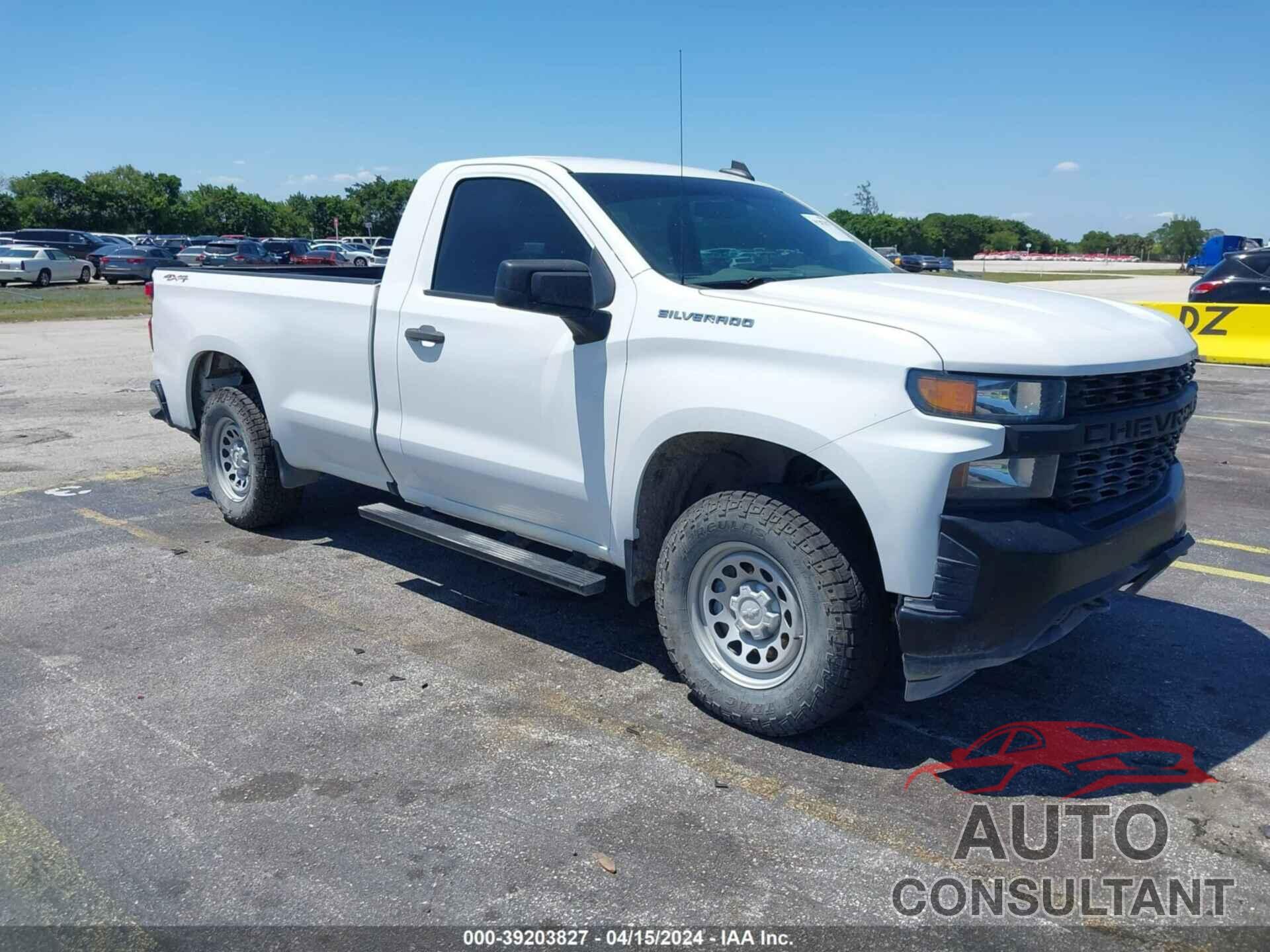 CHEVROLET SILVERADO 1500 2021 - 3GCNYAEH5MG299490