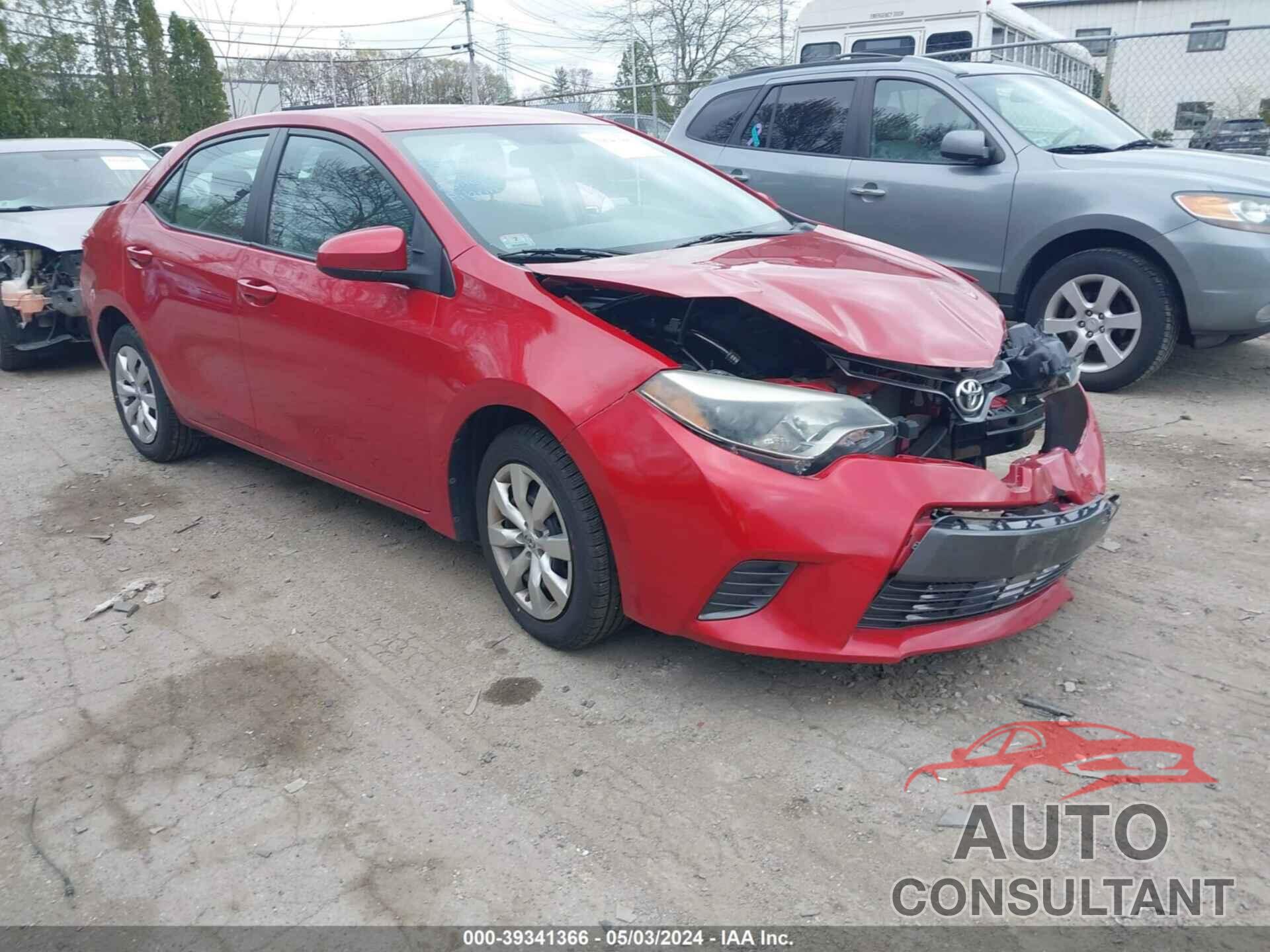 TOYOTA COROLLA 2016 - 2T1BURHE2GC492869