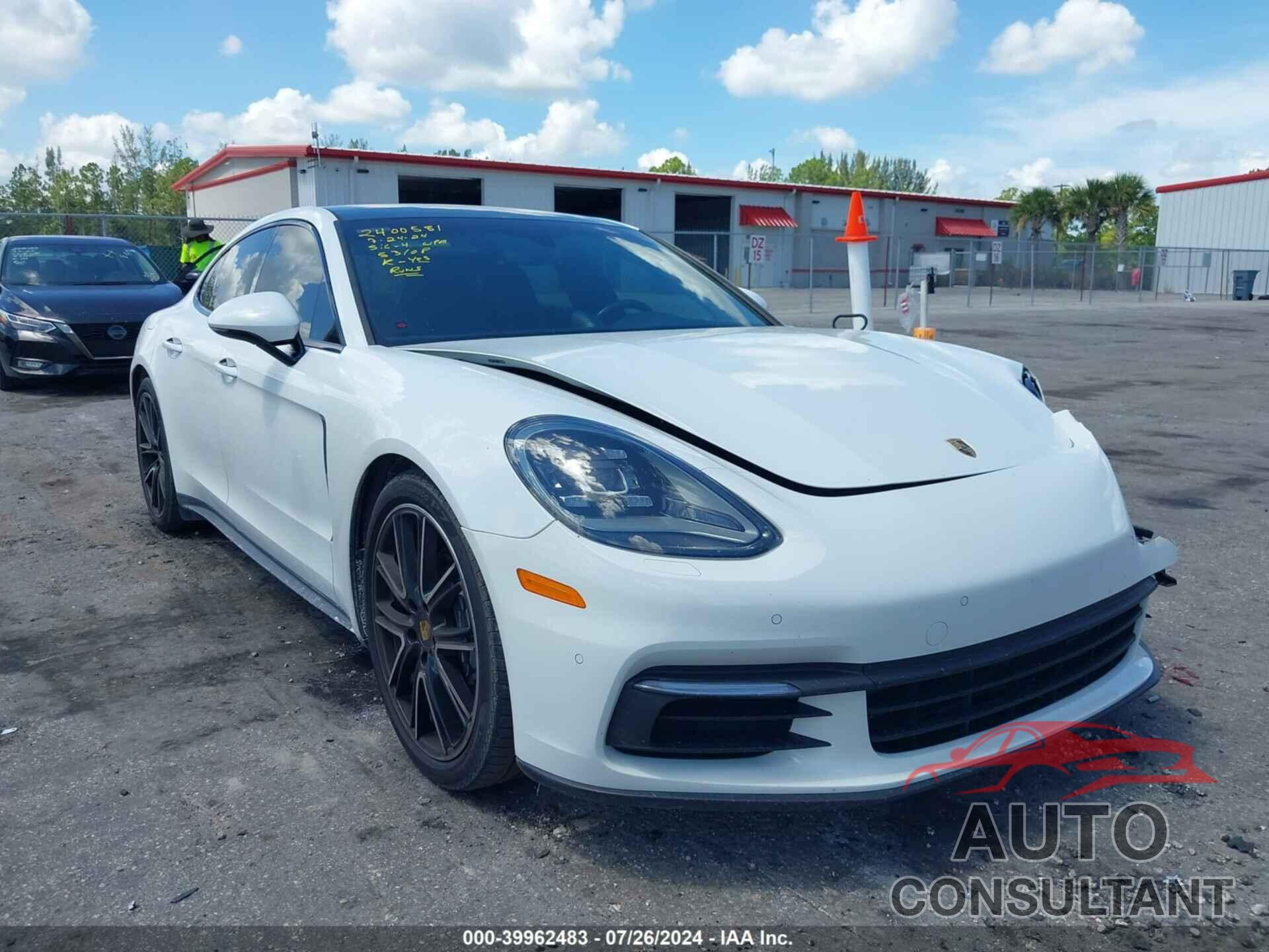 PORSCHE PANAMERA 2018 - WP0AA2A75JL119123