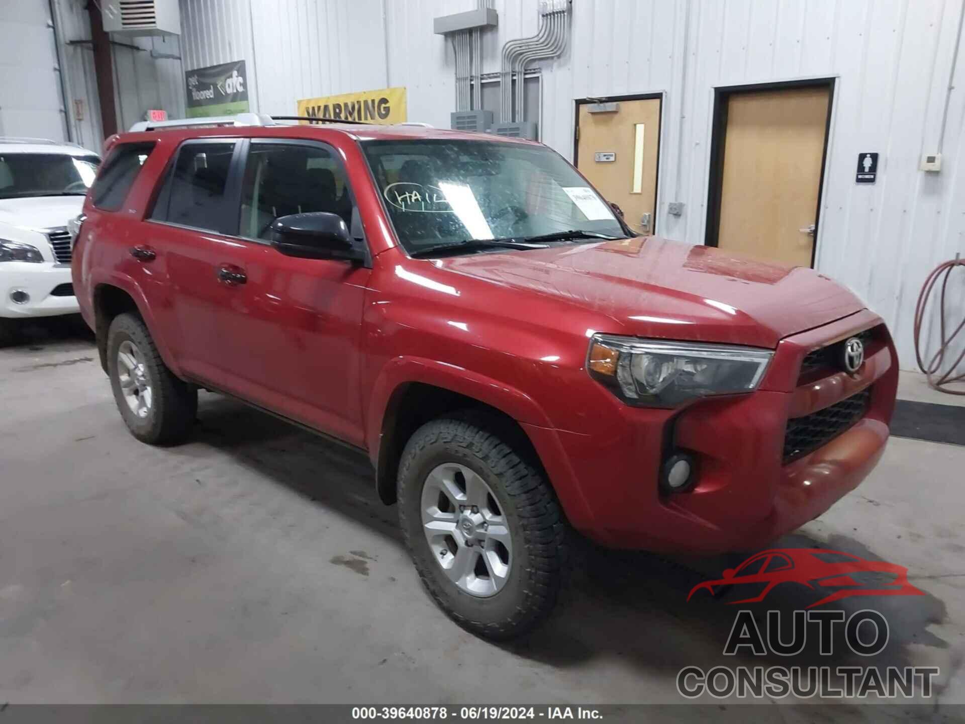 TOYOTA 4RUNNER 2018 - JTEBU5JR5J5605865