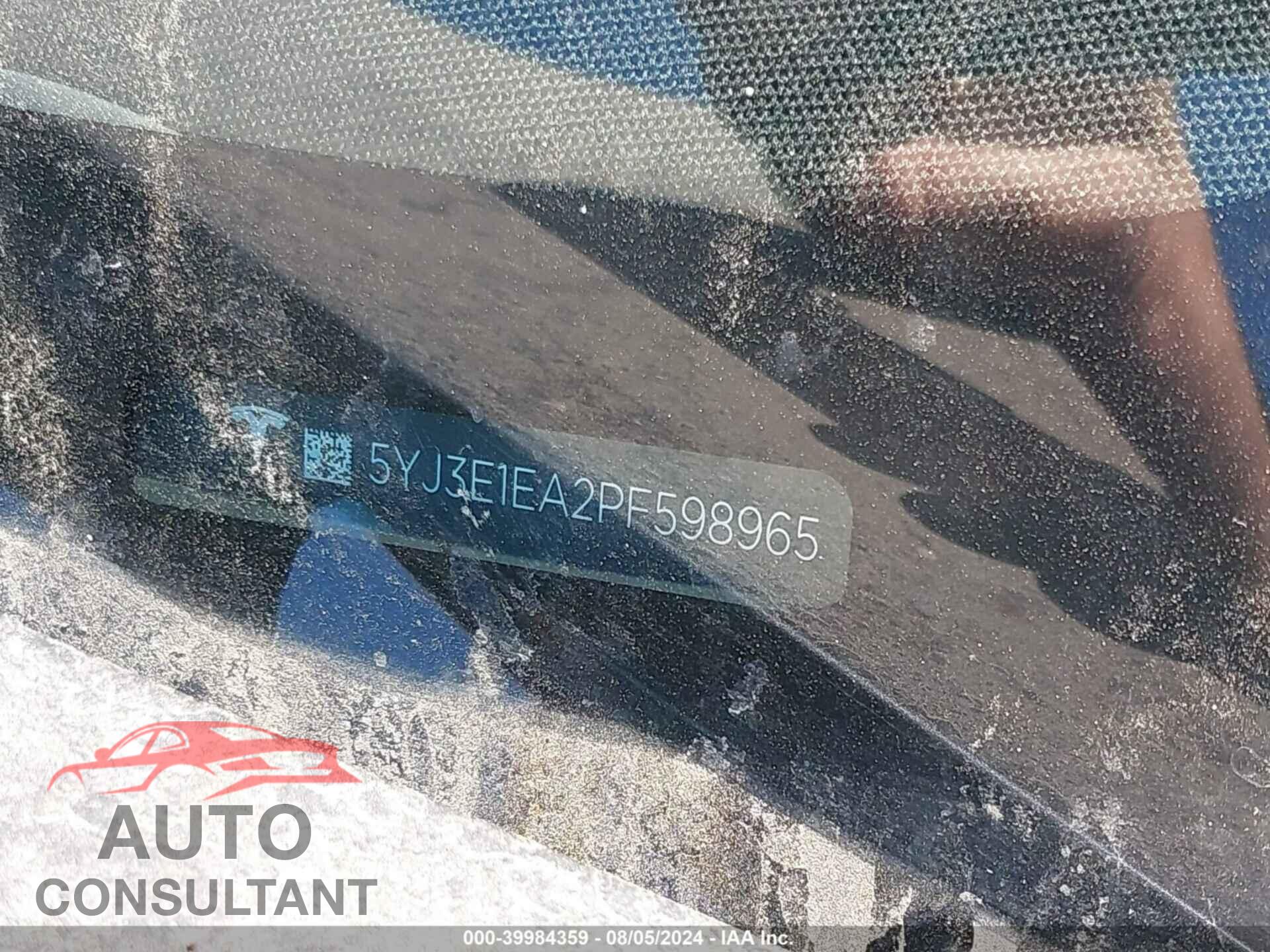 TESLA MODEL 3 2023 - 5YJ3E1EA2PF598965