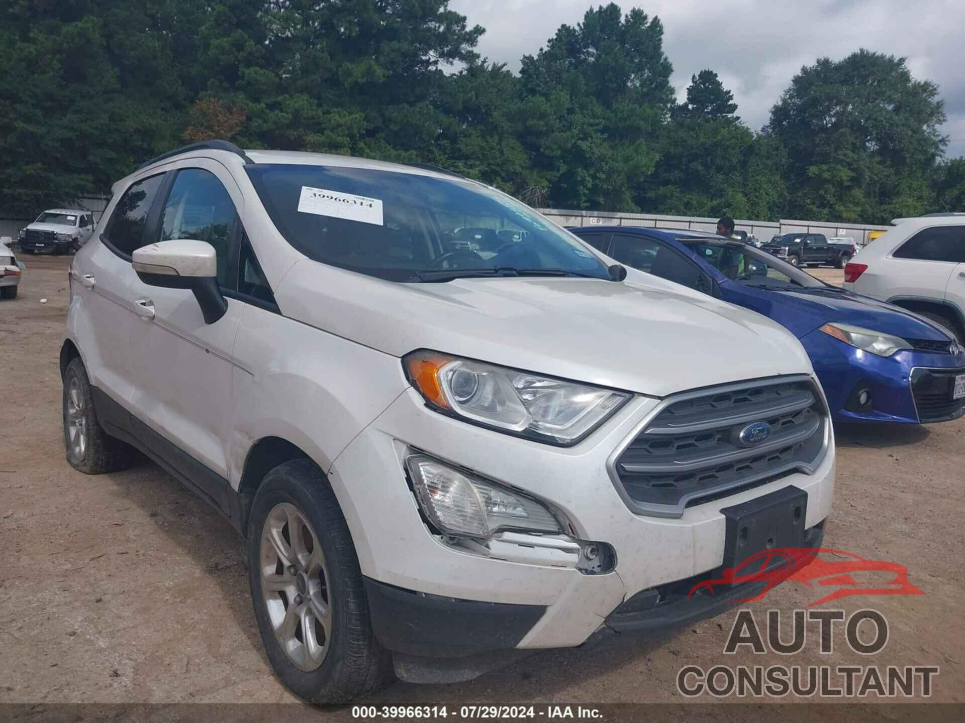 FORD ECOSPORT 2018 - MAJ3P1TE0JC230570