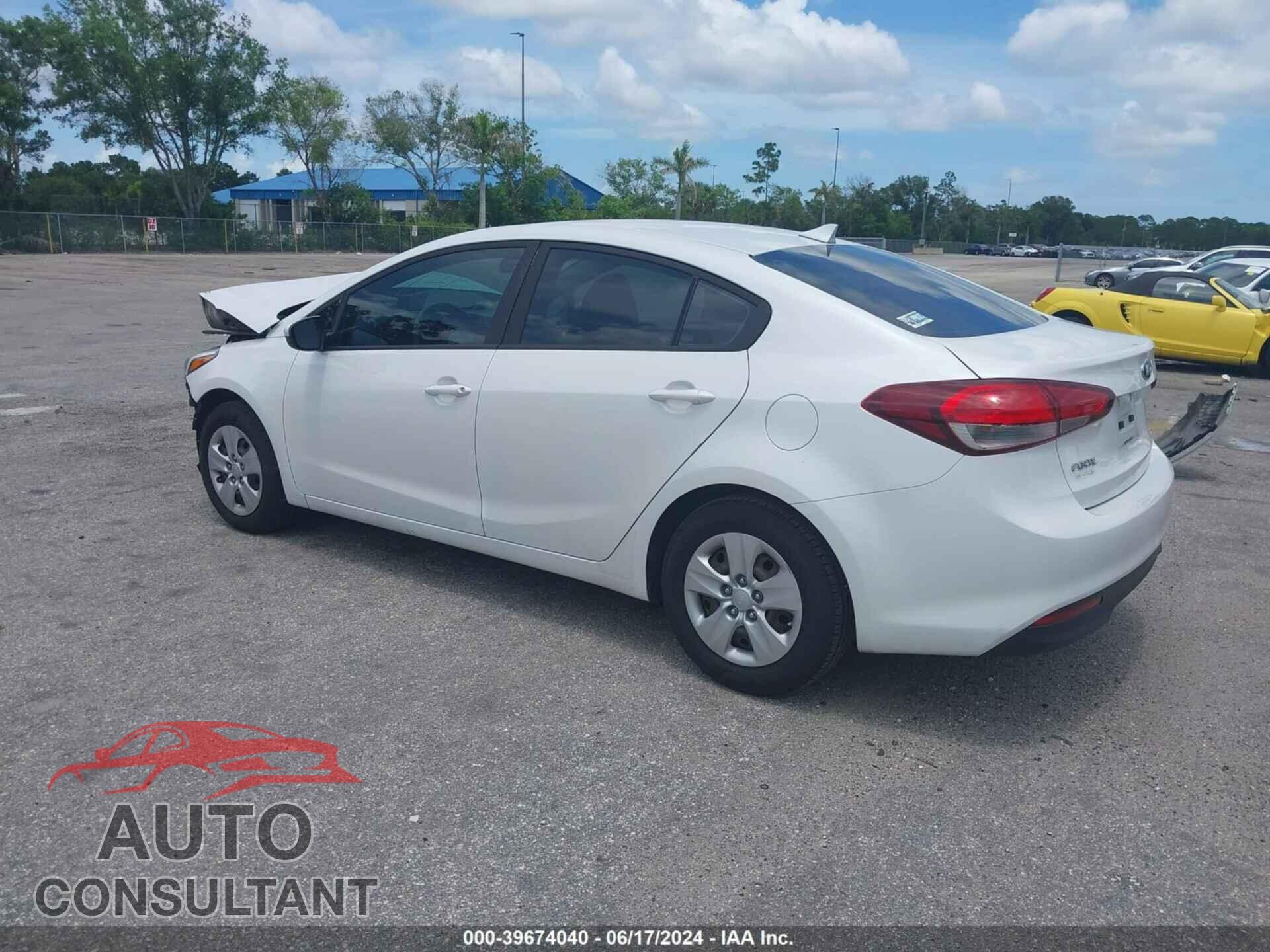 KIA FORTE 2017 - 3KPFL4A71HE149122