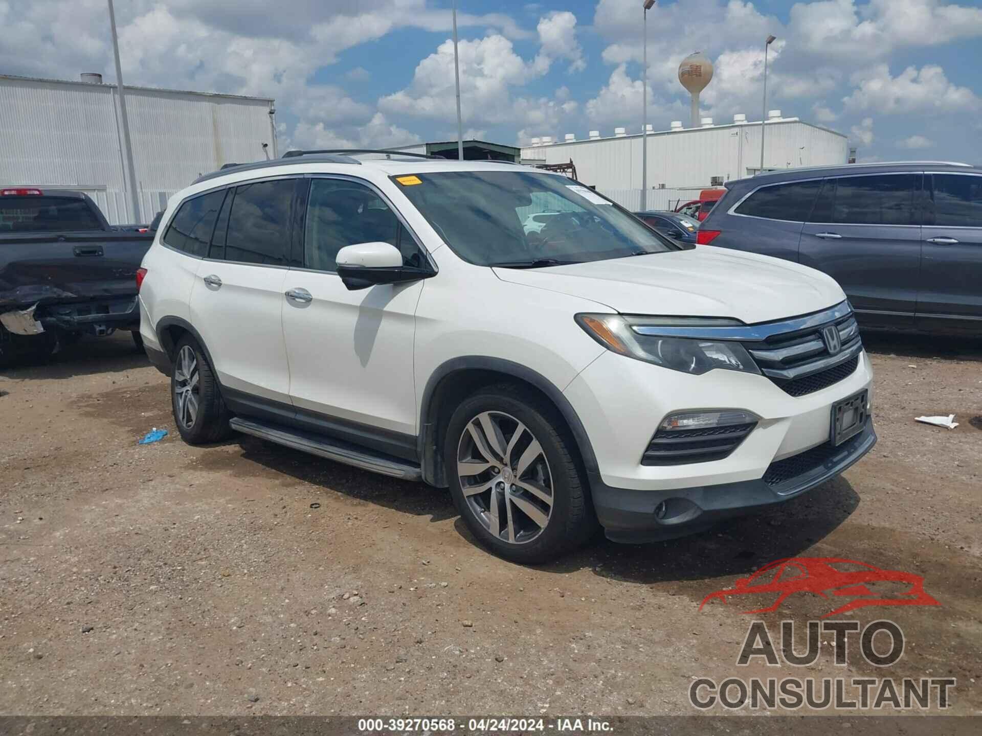 HONDA PILOT 2016 - 5FNYF5H99GB002293