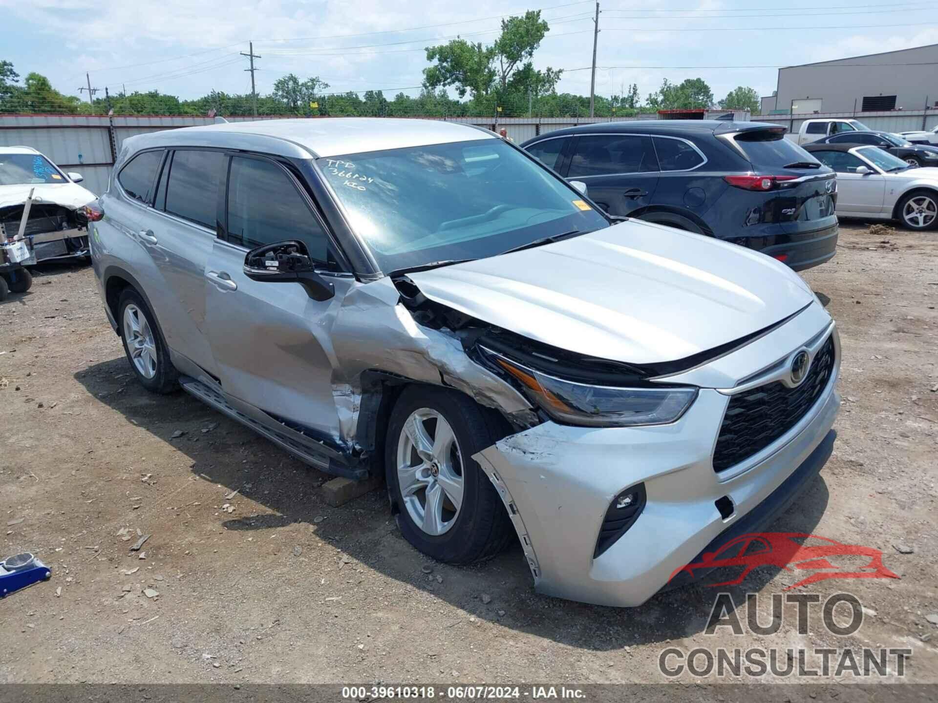 TOYOTA HIGHLANDER 2021 - 5TDZZRAH0MS078495