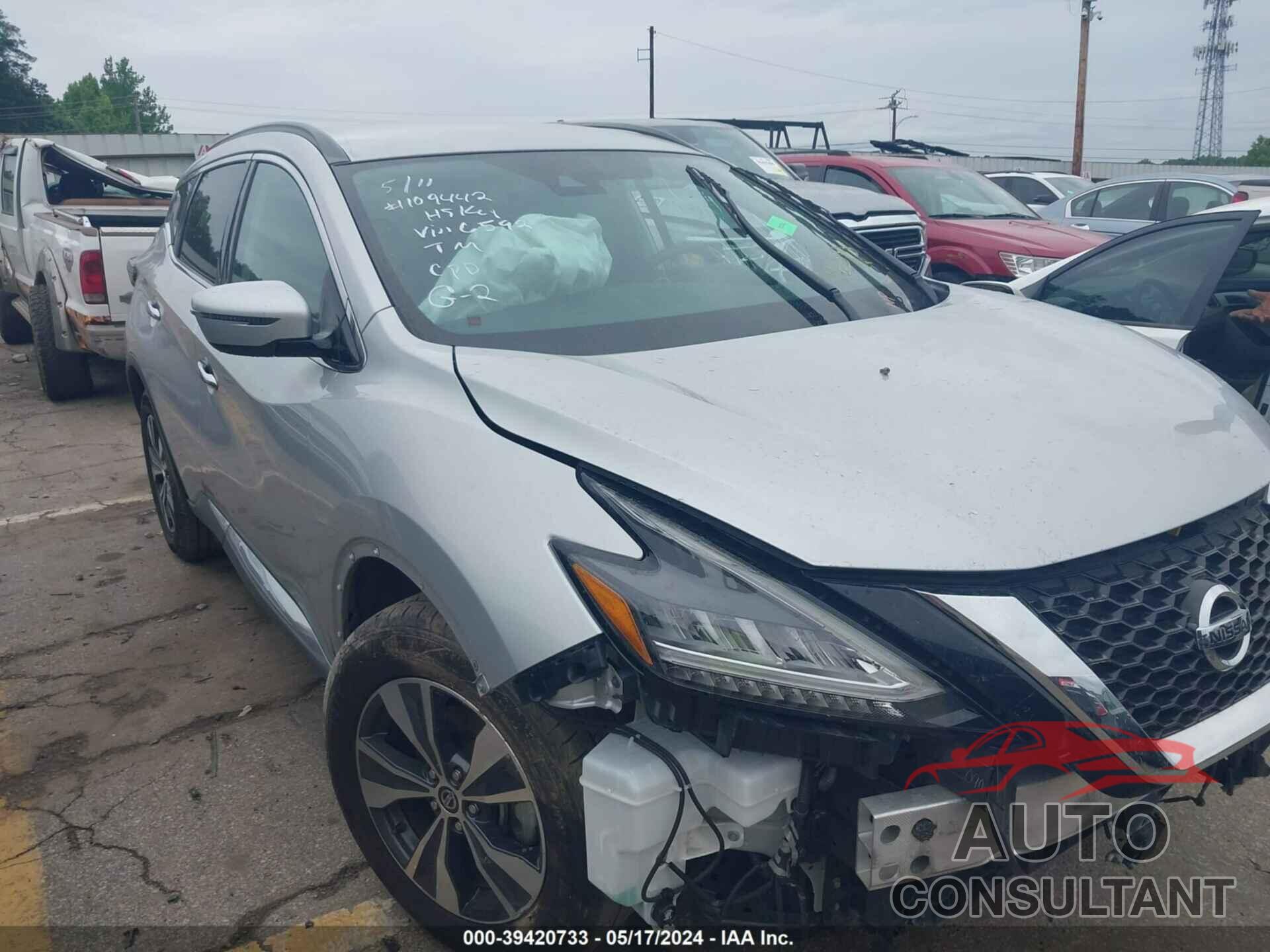 NISSAN MURANO 2021 - 5N1AZ2BS9MC116592