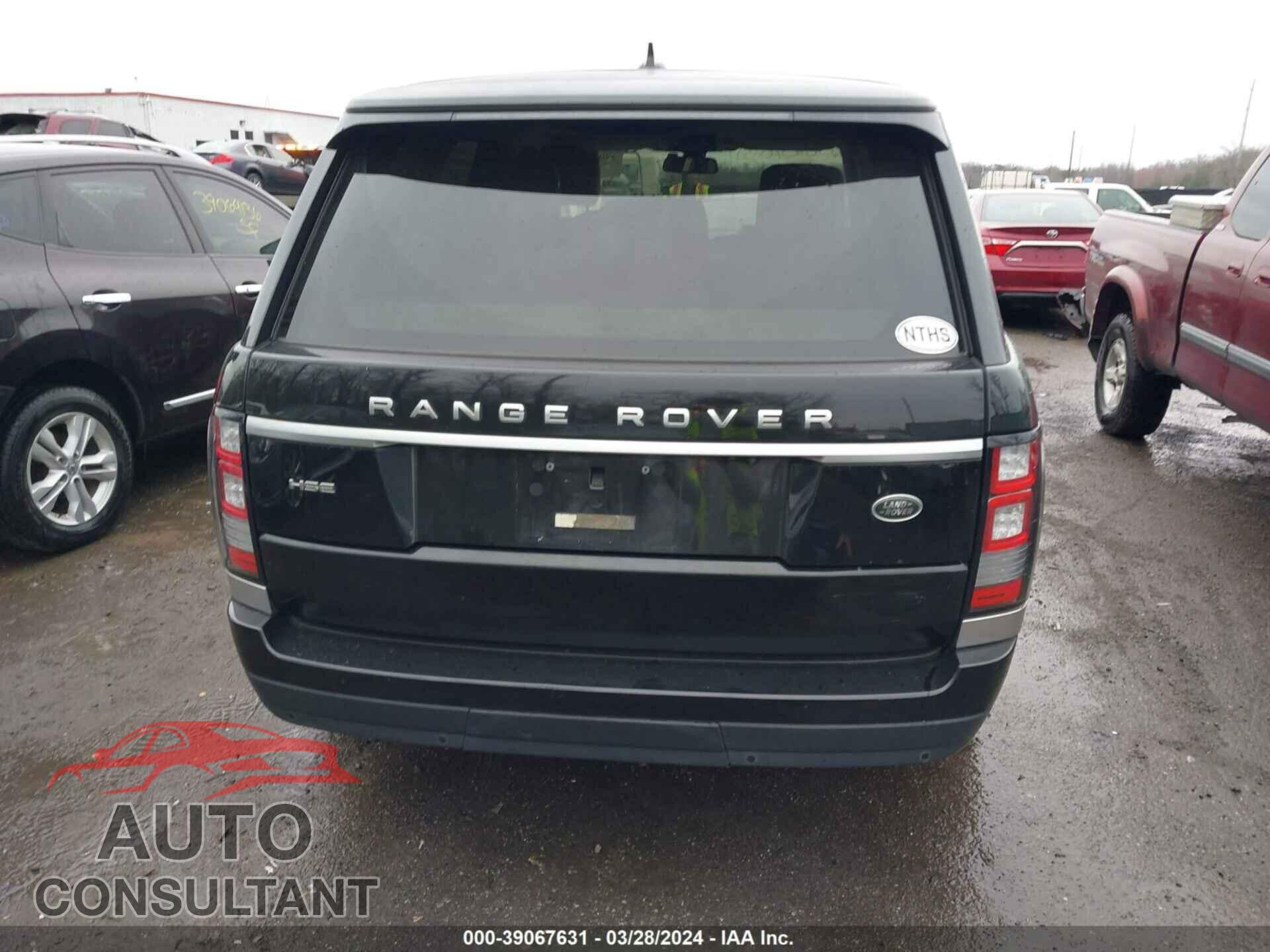 LAND ROVER RANGE ROVER 2016 - SALGS2PF6GA311816
