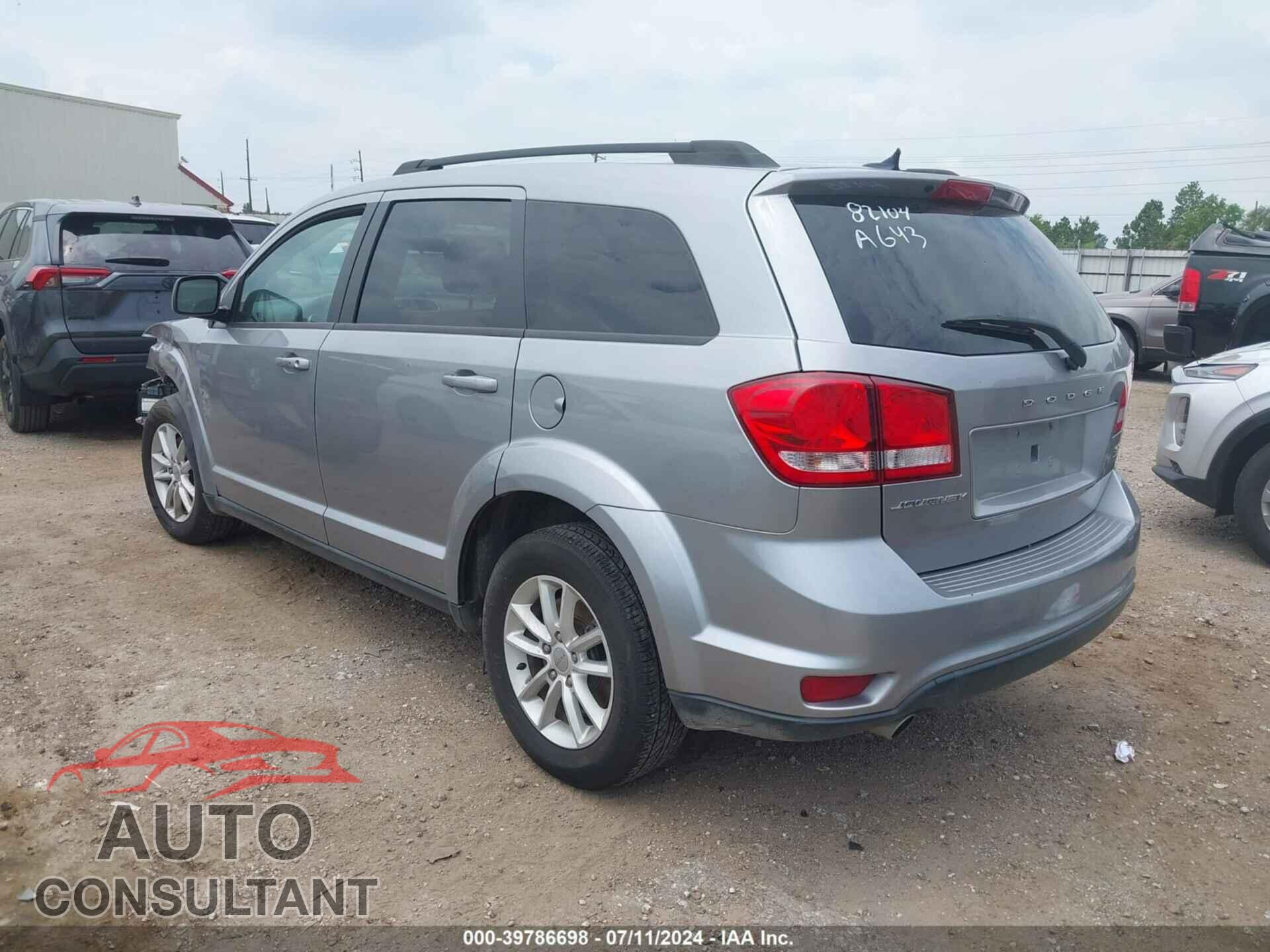 DODGE JOURNEY 2017 - 3C4PDCBG6HT528042