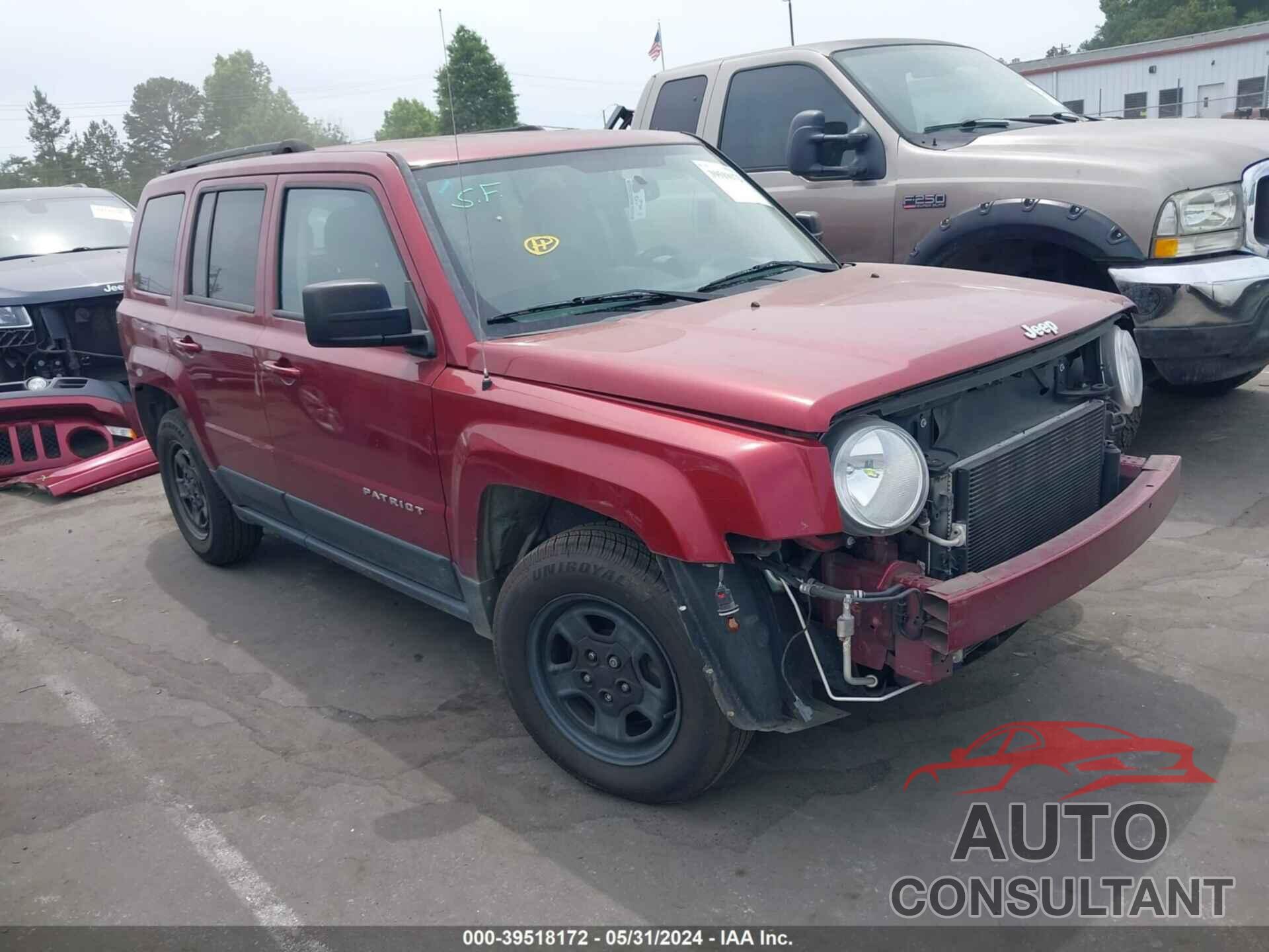 JEEP PATRIOT 2016 - 1C4NJPBB8GD642608