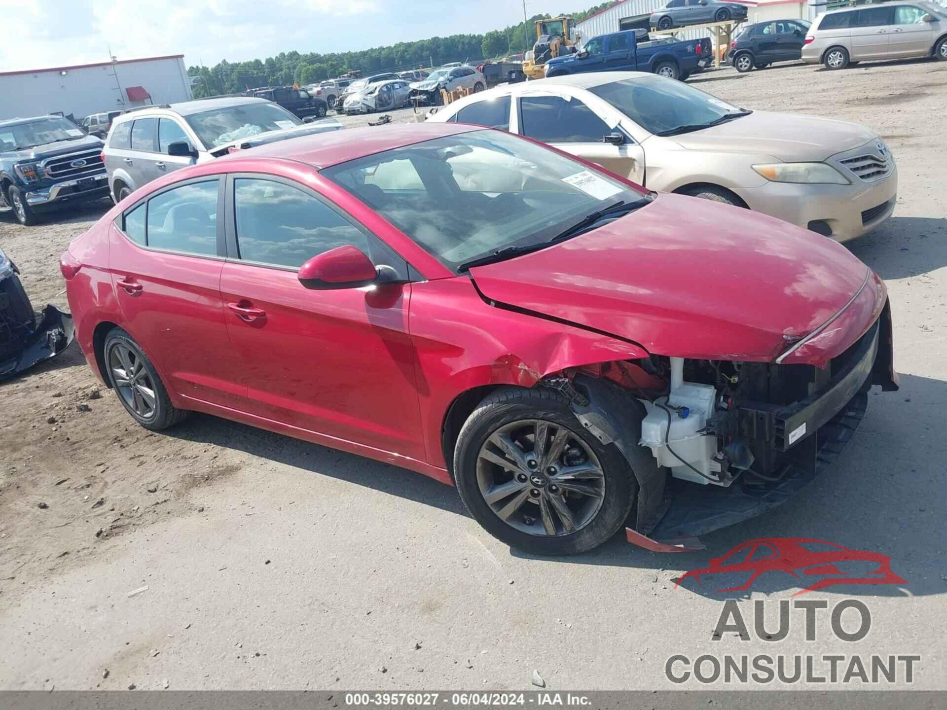 HYUNDAI ELANTRA 2018 - 5NPD84LF5JH295795