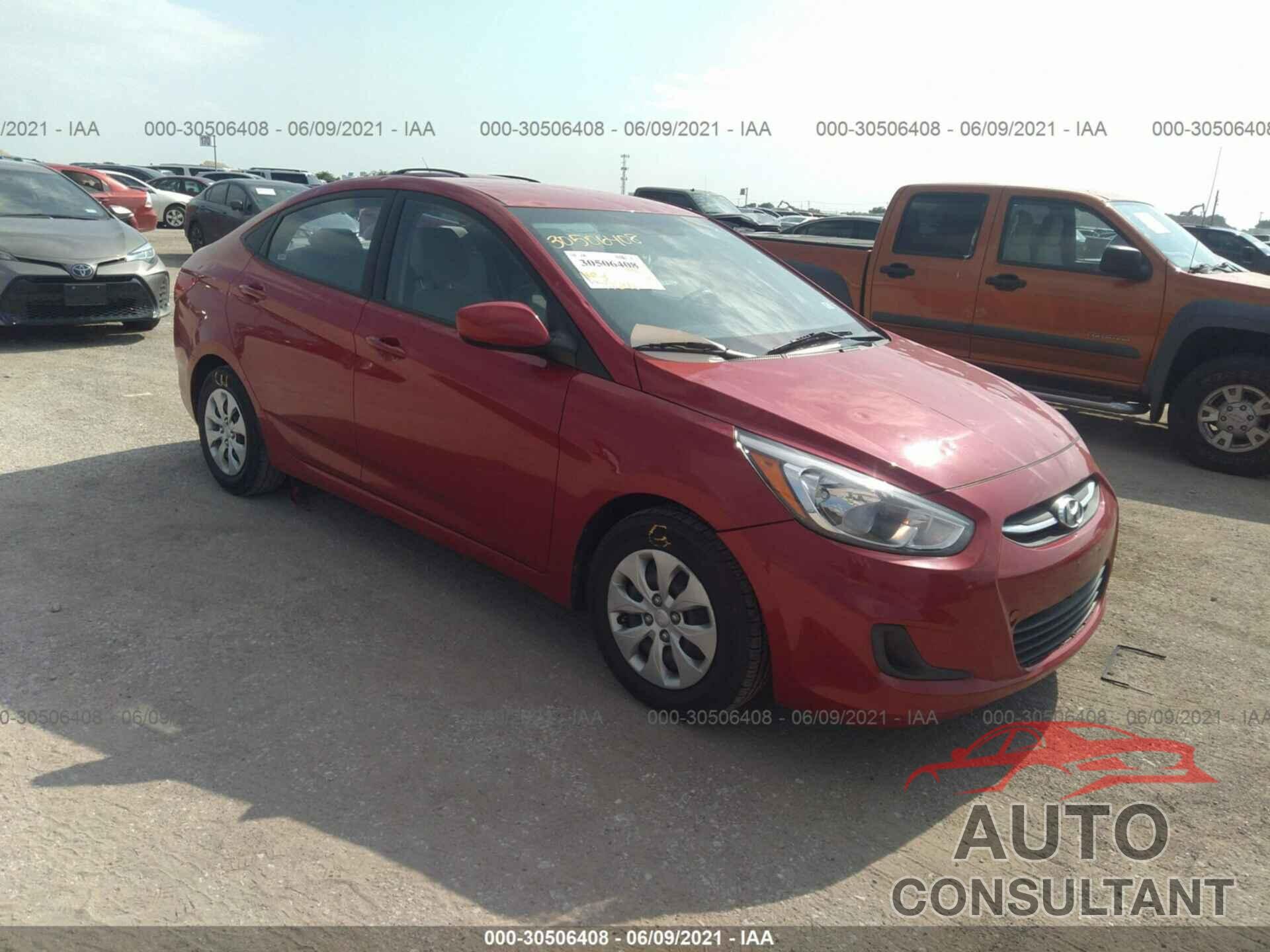 HYUNDAI ACCENT 2017 - KMHCT4AE9HU280376