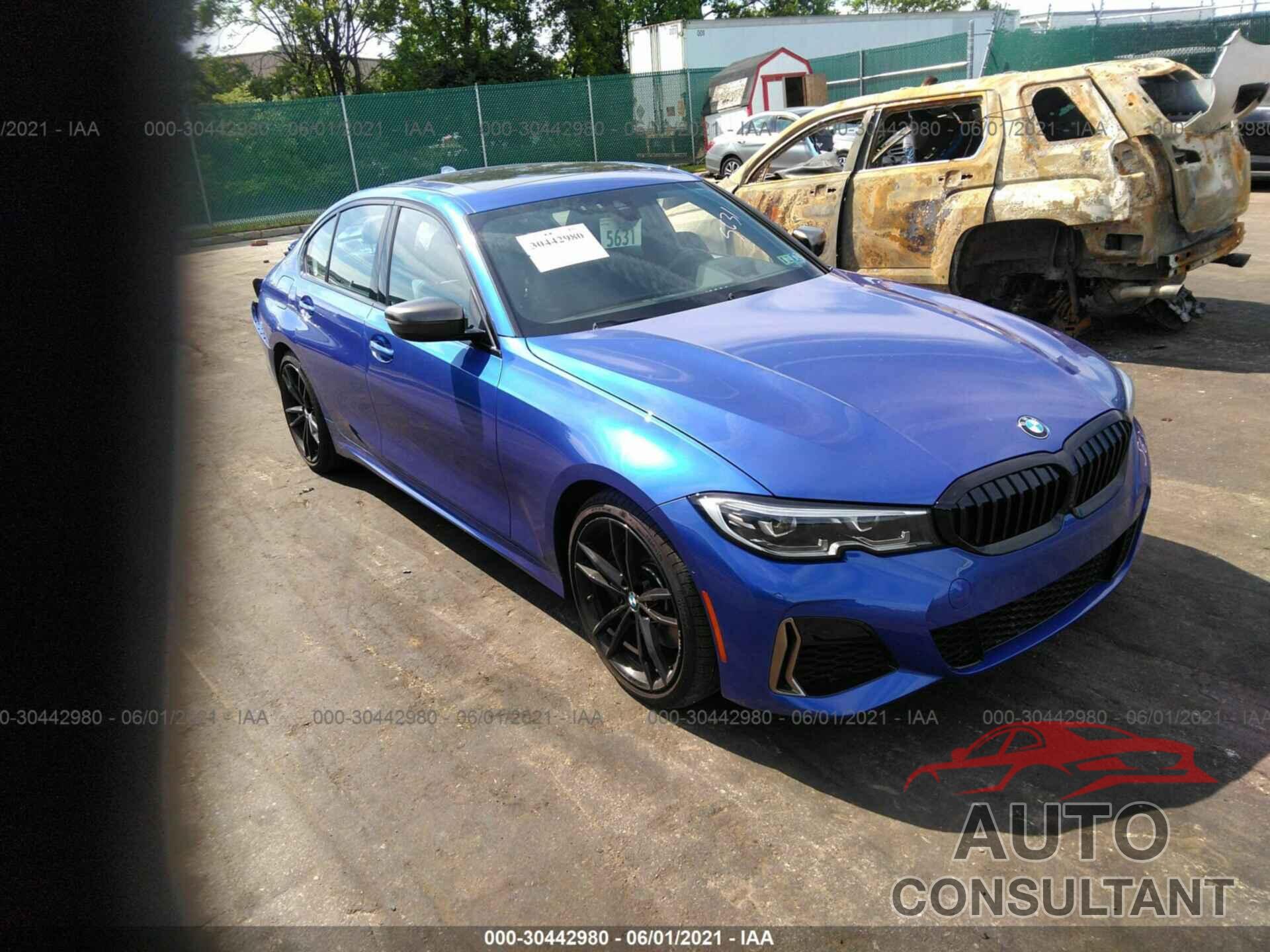 BMW 3 SERIES 2020 - WBA5U9C07LFJ90209