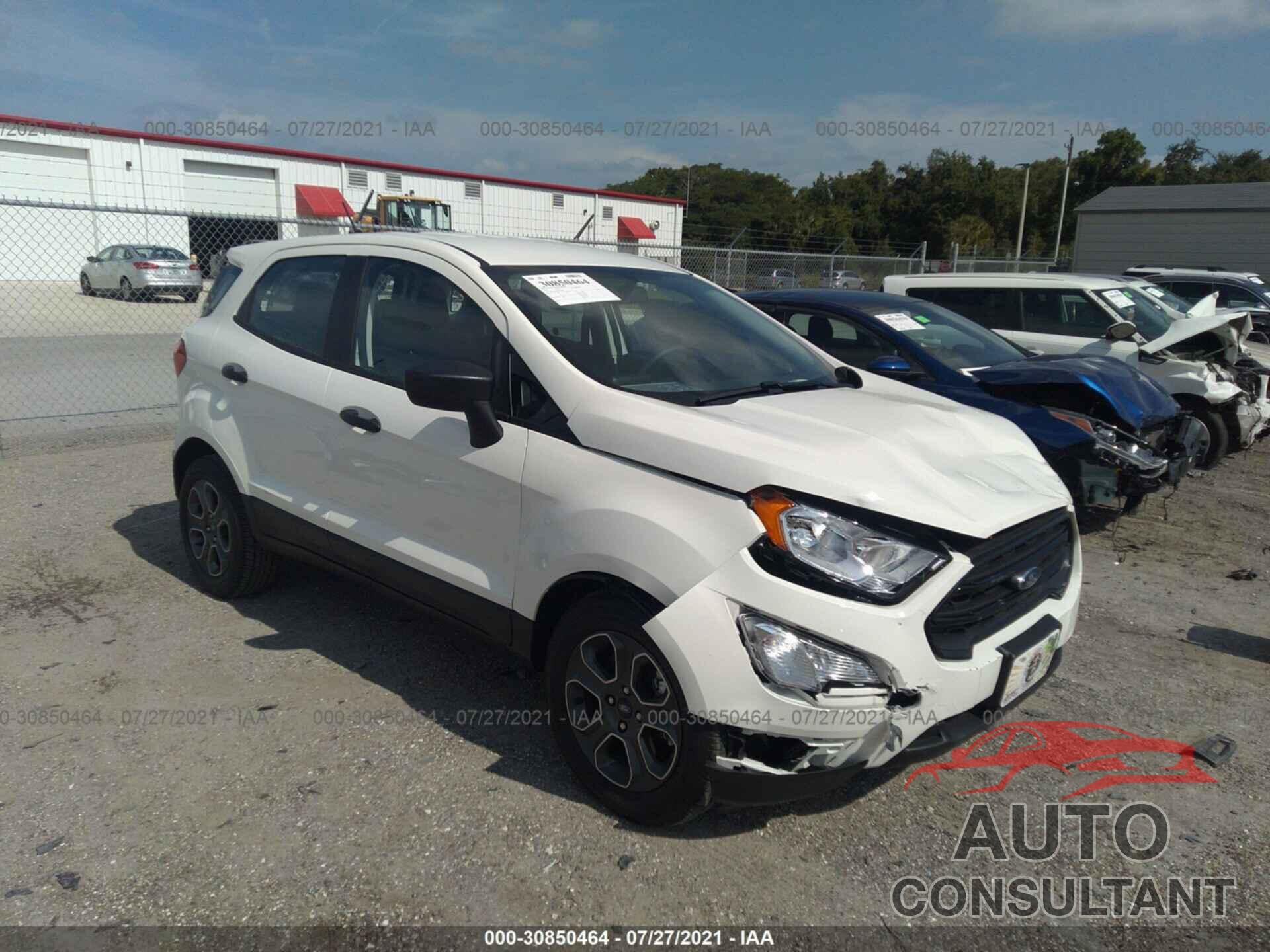 FORD ECOSPORT 2021 - MAJ3S2FE9MC404043