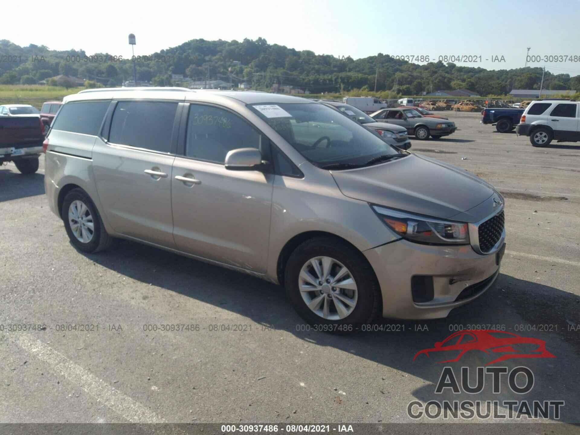 KIA SEDONA 2016 - KNDMB5C12G6165035