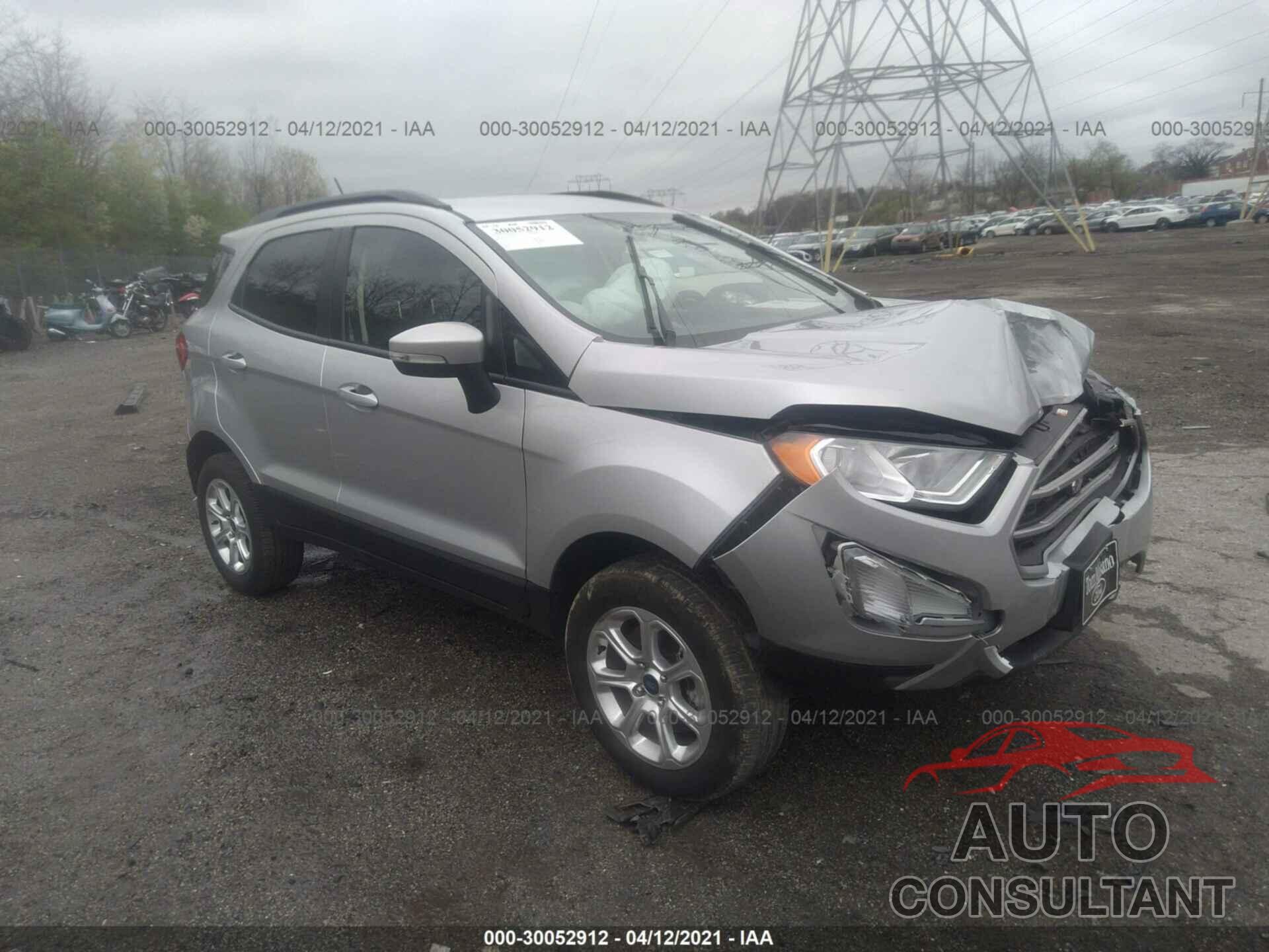 FORD ECOSPORT 2019 - MAJ6S3GL2KC303813