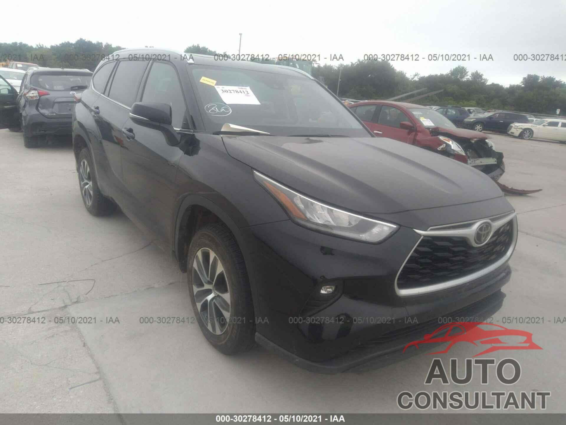 TOYOTA HIGHLANDER 2020 - 5TDGZRAH6LS500579