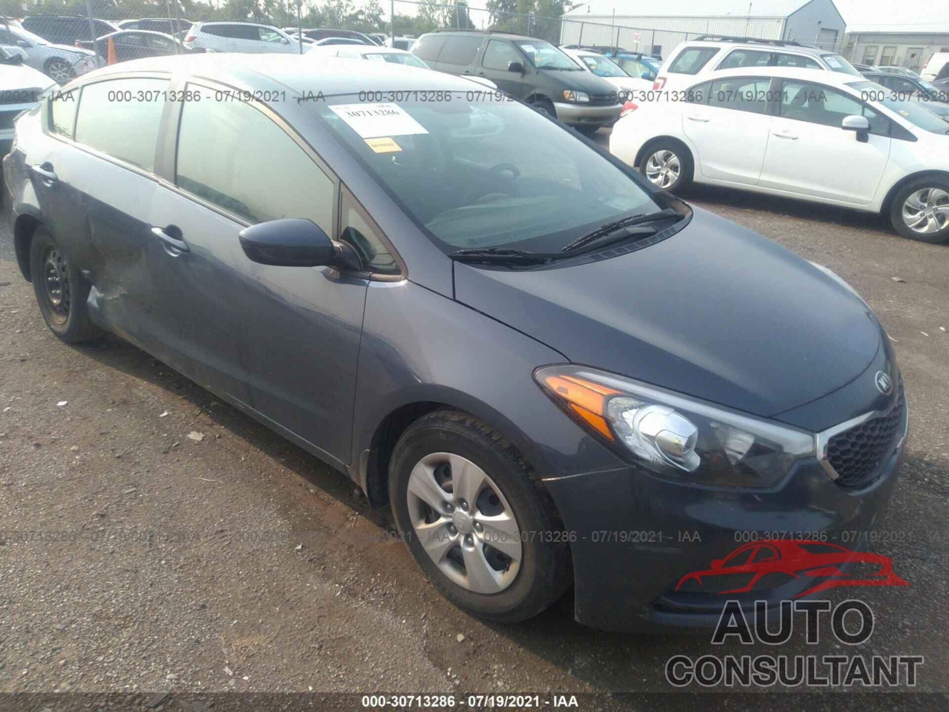 KIA FORTE 2016 - KNAFK4A67G5567072