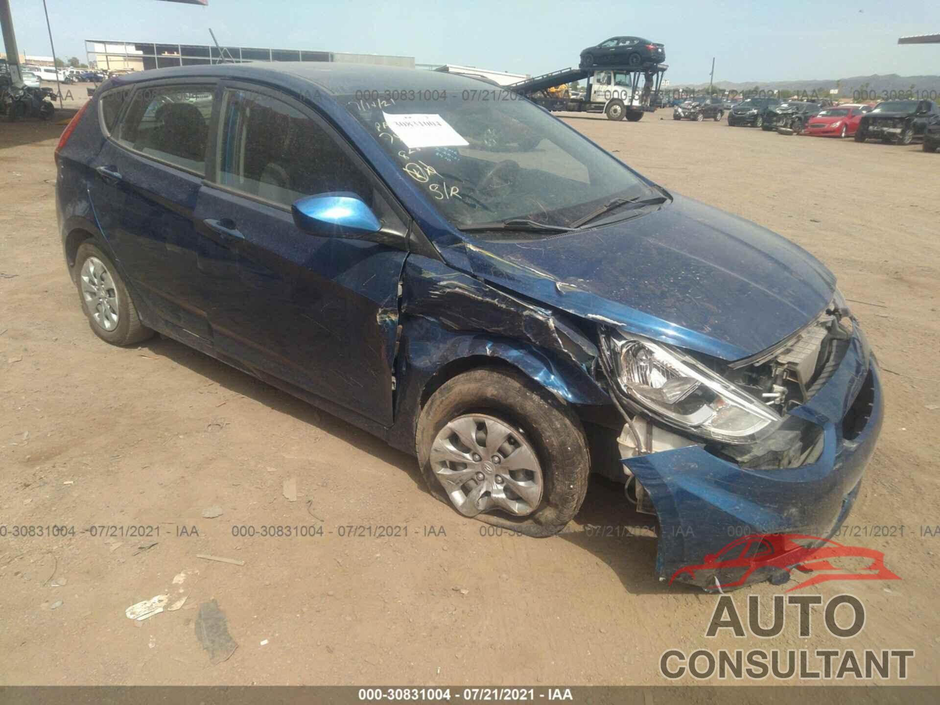 HYUNDAI ACCENT 2016 - KMHCT5AE6GU283174