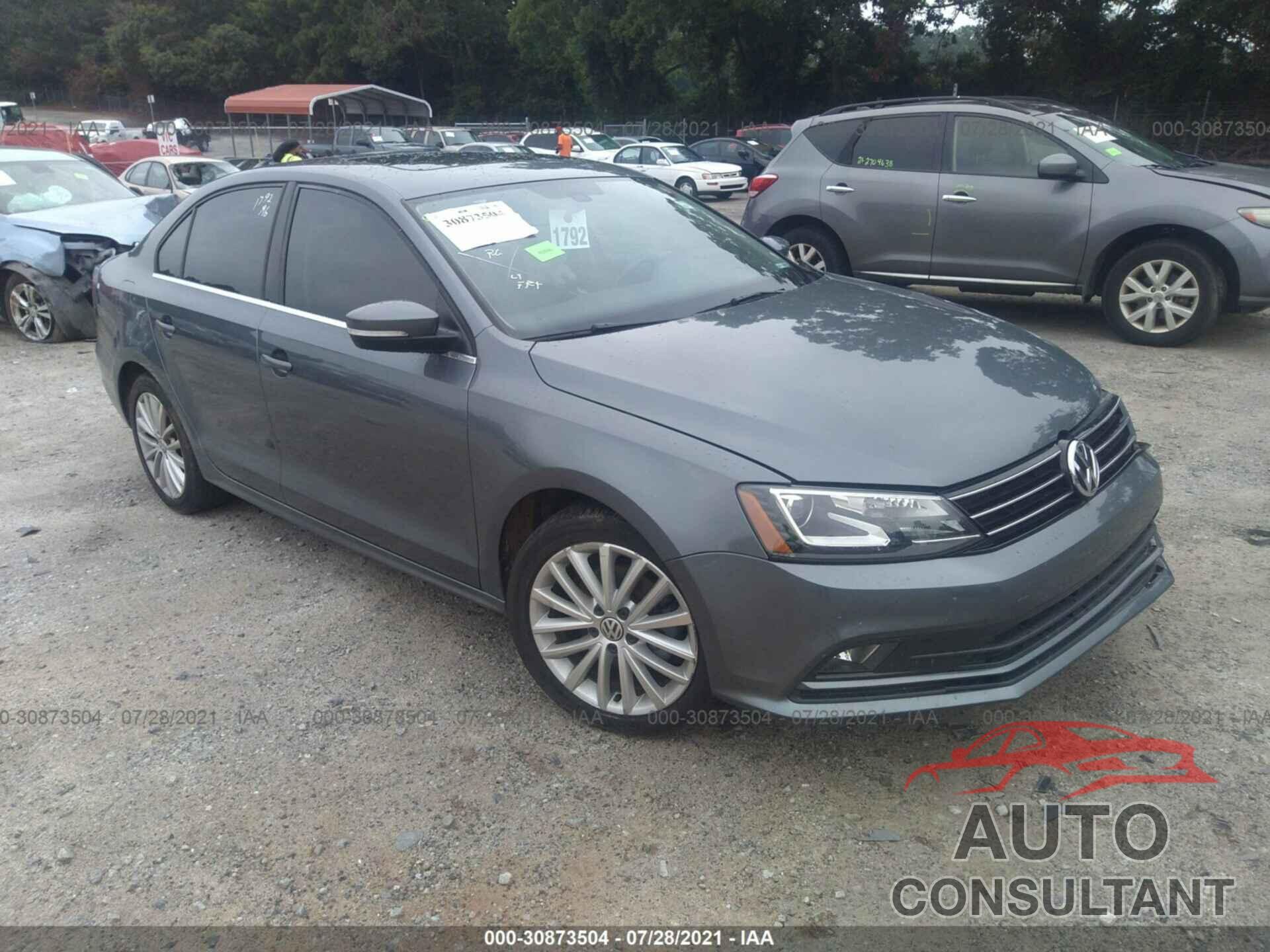 VOLKSWAGEN JETTA SEDAN 2016 - 3VWL07AJ2GM308479