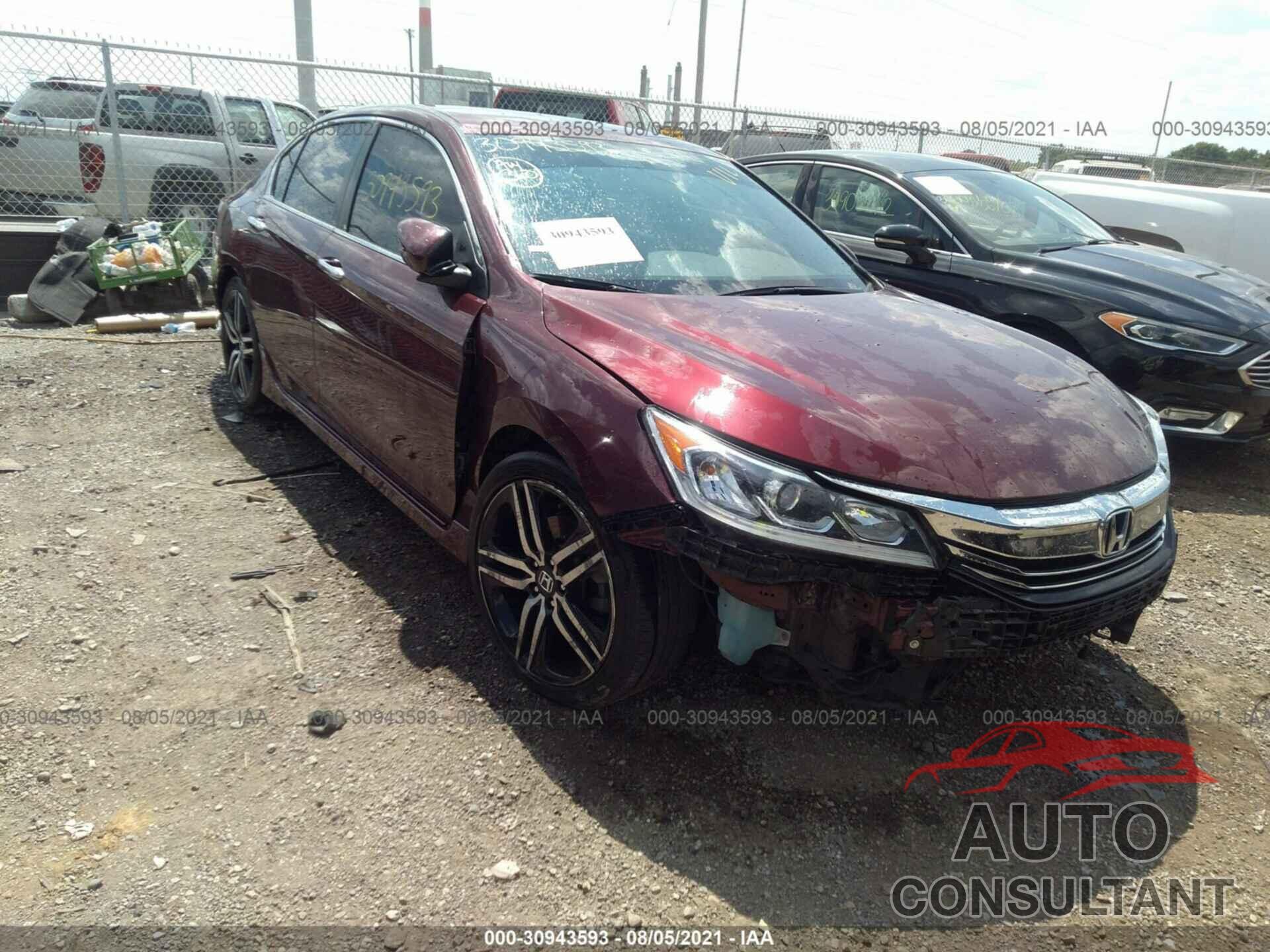 HONDA ACCORD SEDAN 2016 - 1HGCR2F58GA083412