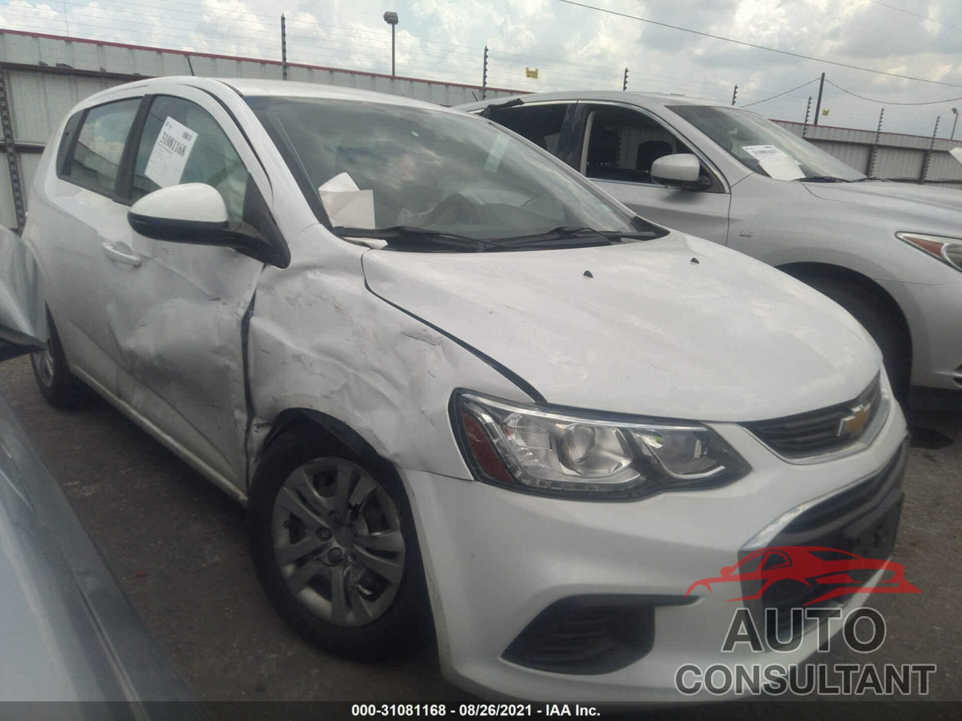 CHEVROLET SONIC 2017 - 1G1JG6SH5H4172866