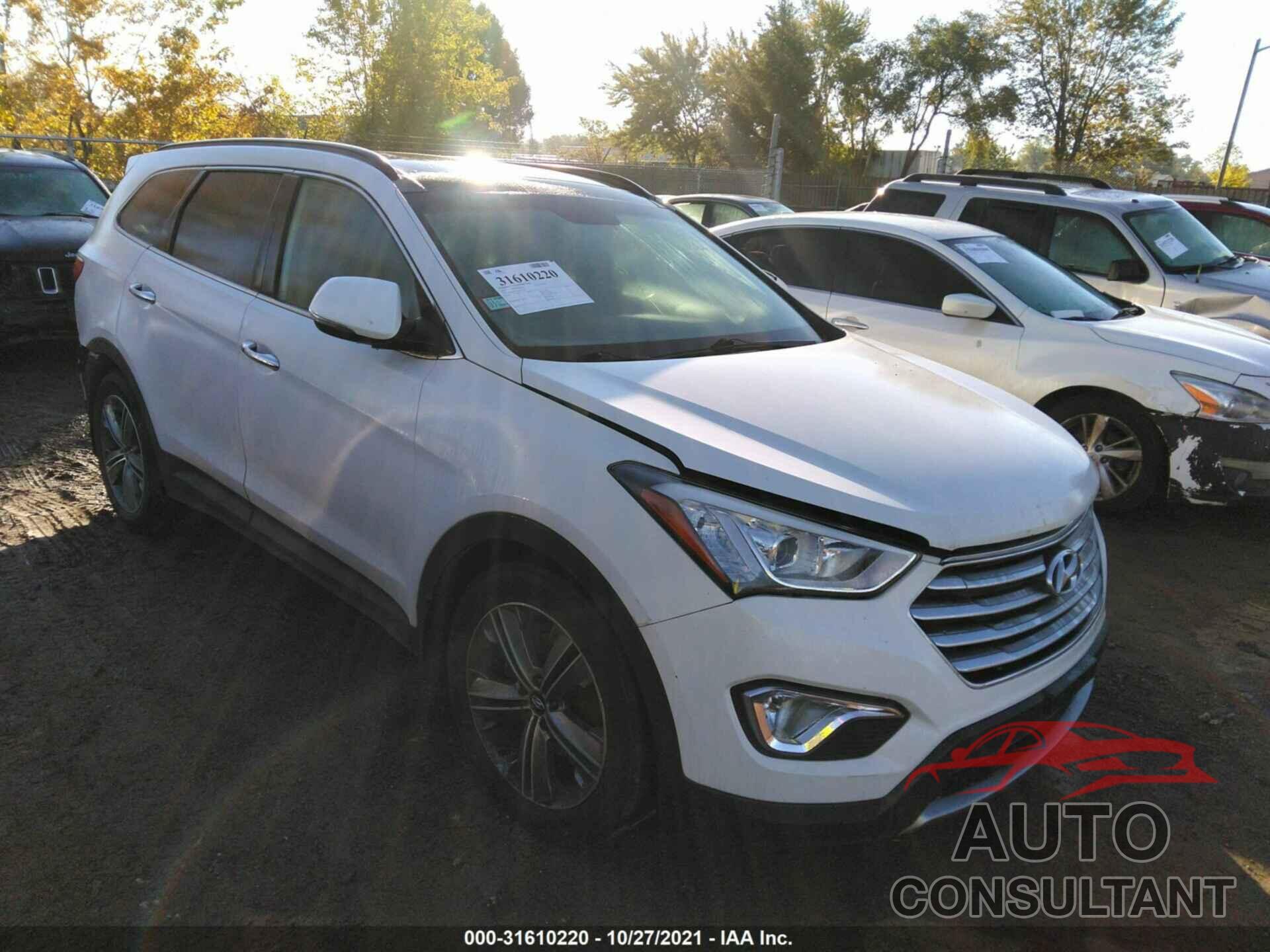 HYUNDAI SANTA FE 2016 - KM8SR4HF1GU133315