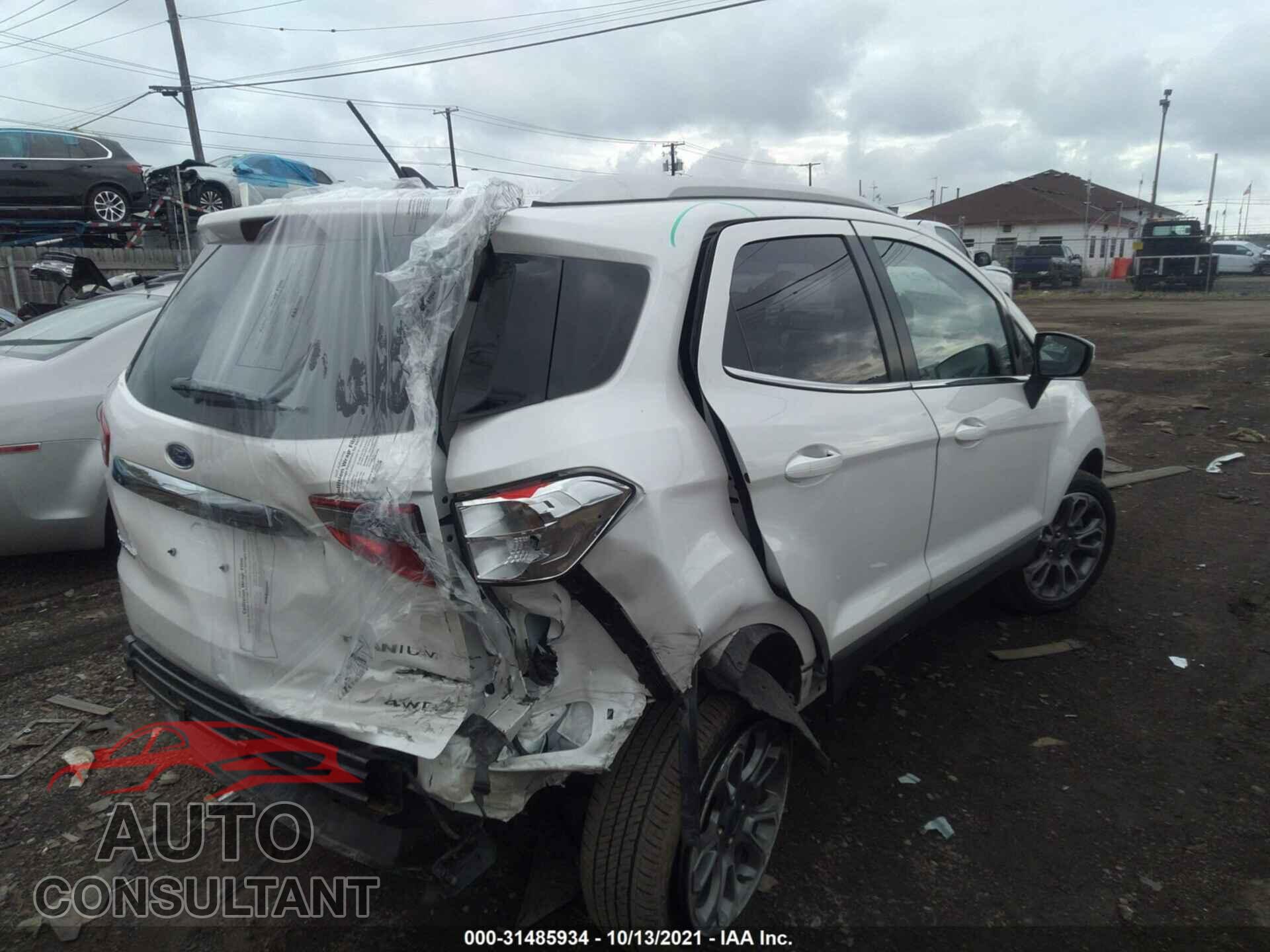 FORD ECOSPORT 2019 - MAJ6S3KL9KC288752
