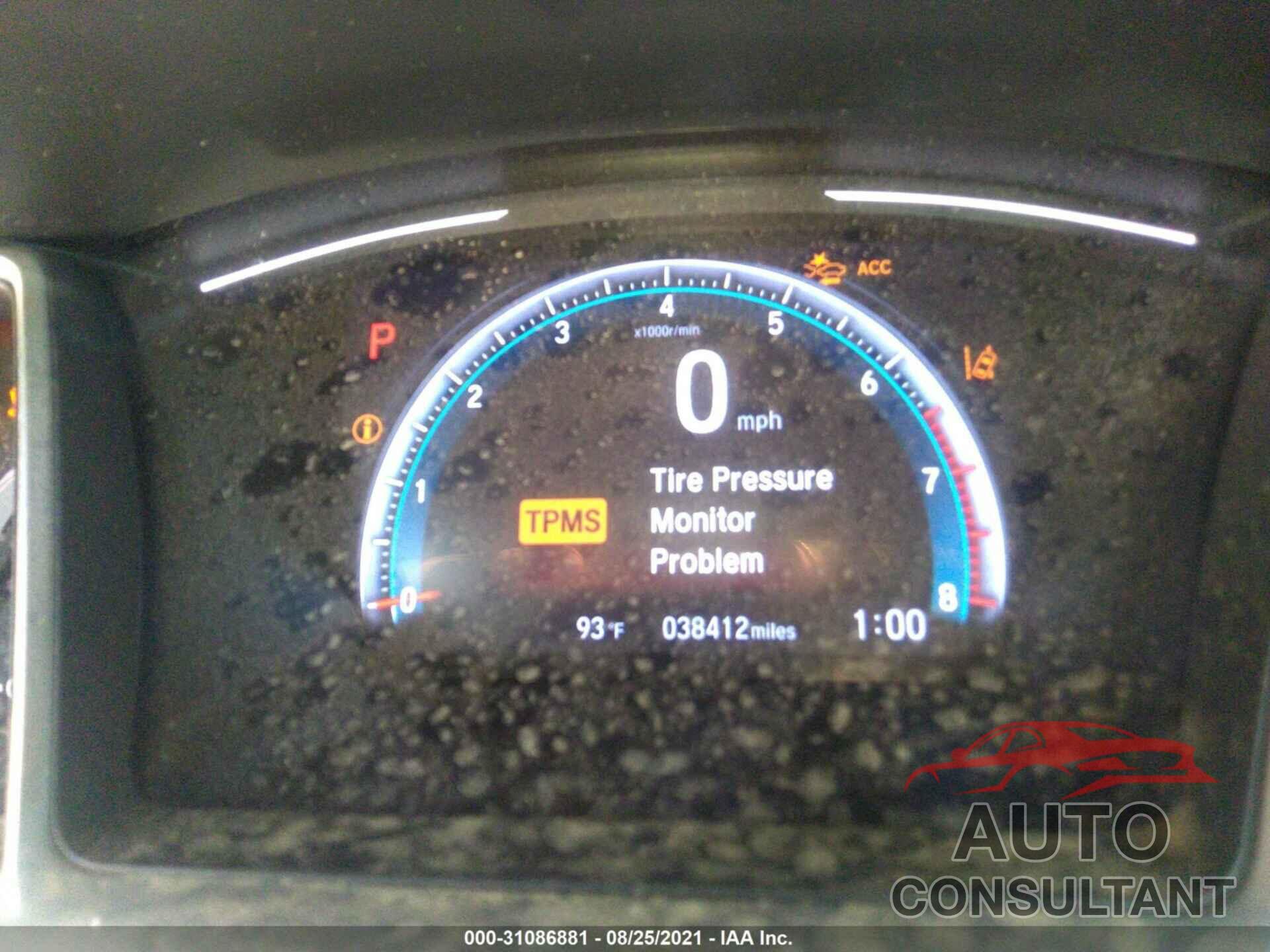 HONDA CIVIC COUPE 2019 - 2HGFC3B30KH351713