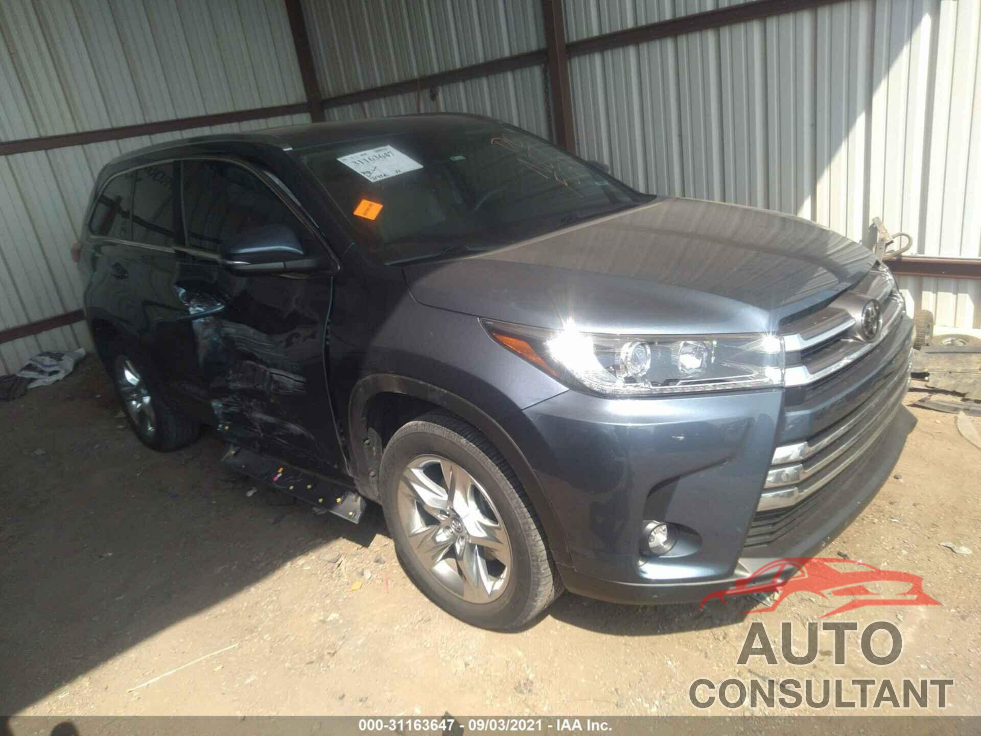 TOYOTA HIGHLANDER 2019 - 5TDYZRFHXKS315690