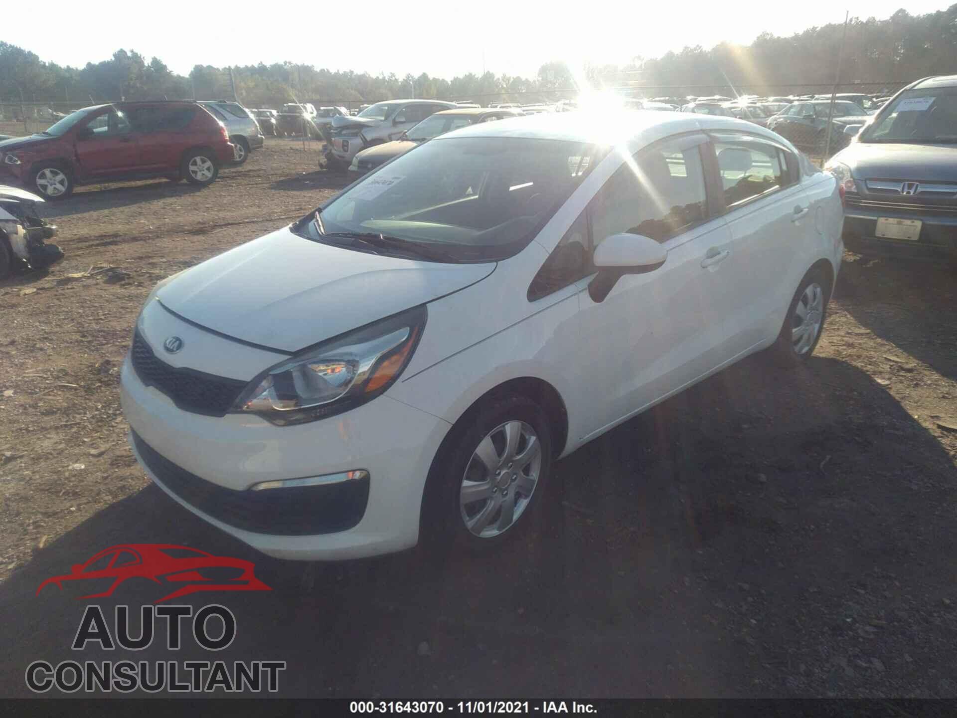 KIA RIO 2016 - KNADM4A32G6658655
