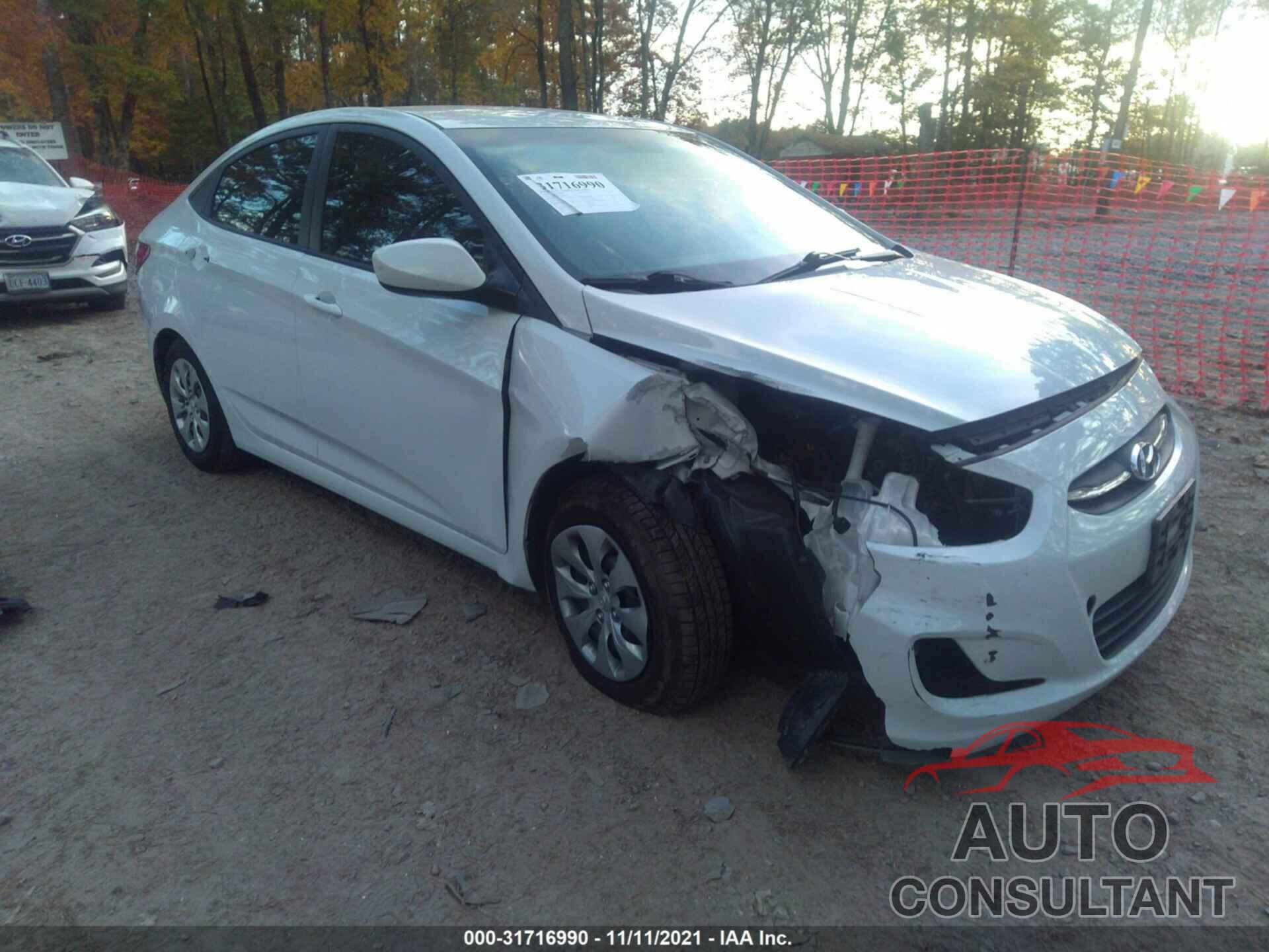 HYUNDAI ACCENT 2017 - KMHCT4AE7HU367323