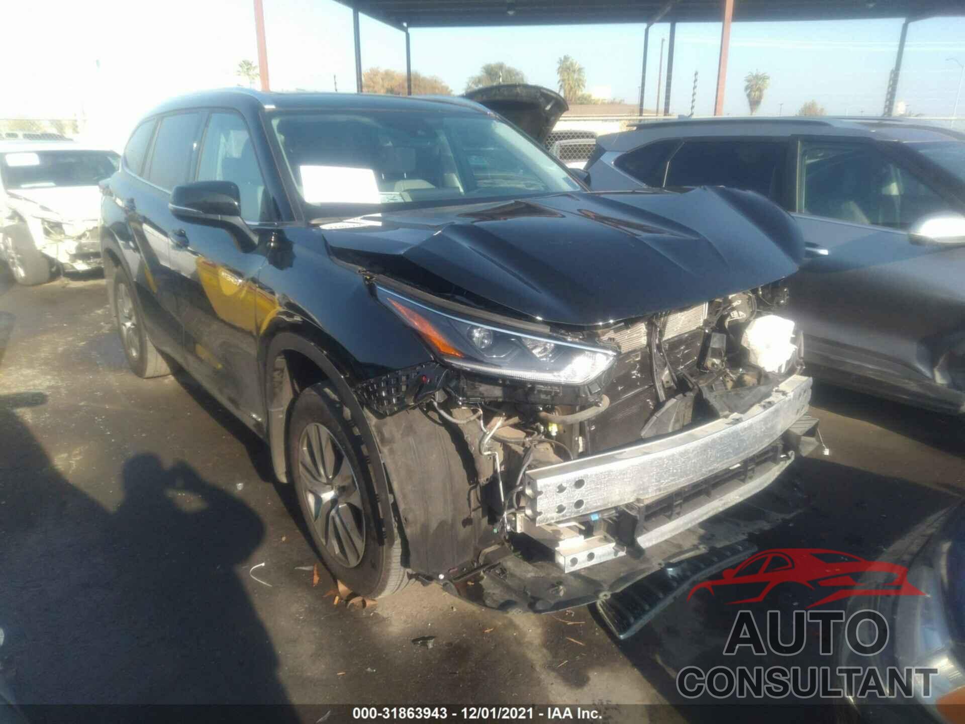 TOYOTA HIGHLANDER 2021 - 5TDHBRCH1MS517846