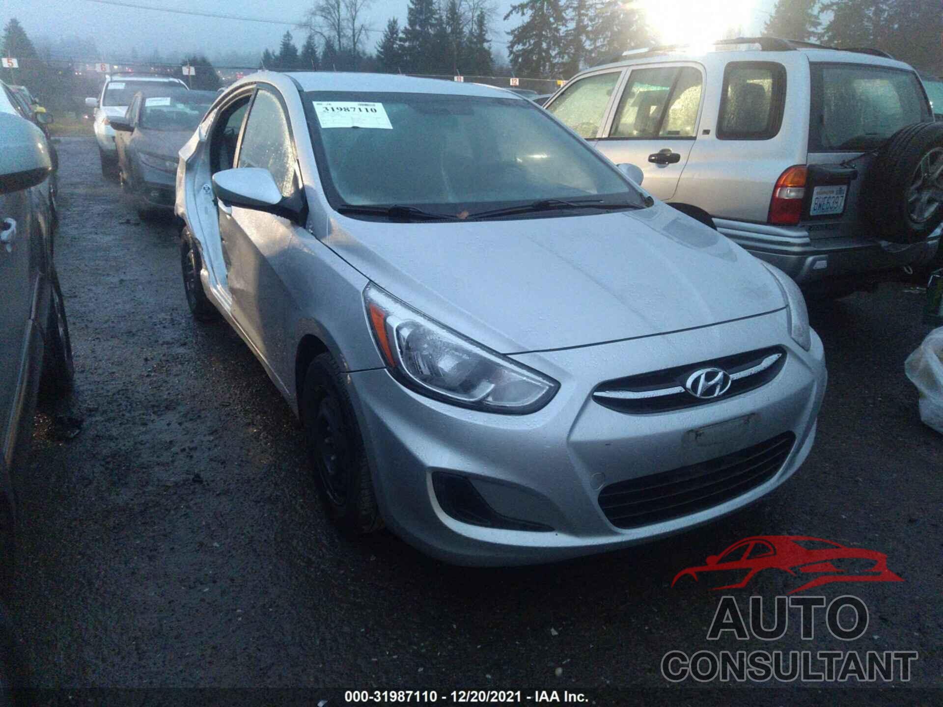 HYUNDAI ACCENT 2016 - KMHCT4AE0GU103147