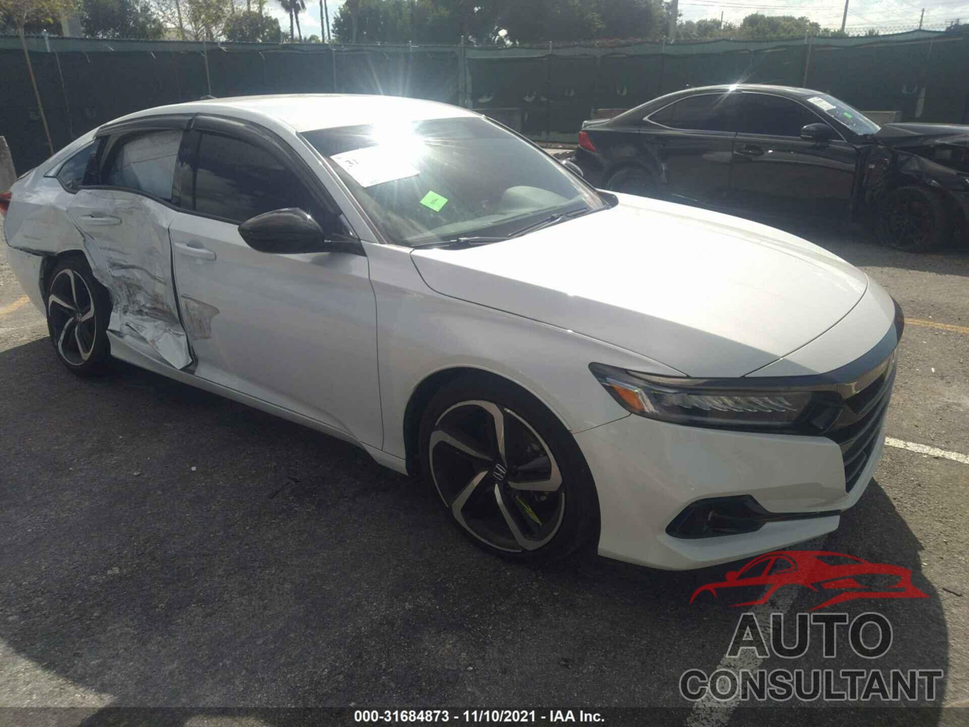 HONDA ACCORD SEDAN 2021 - 1HGCV1F37MA055293