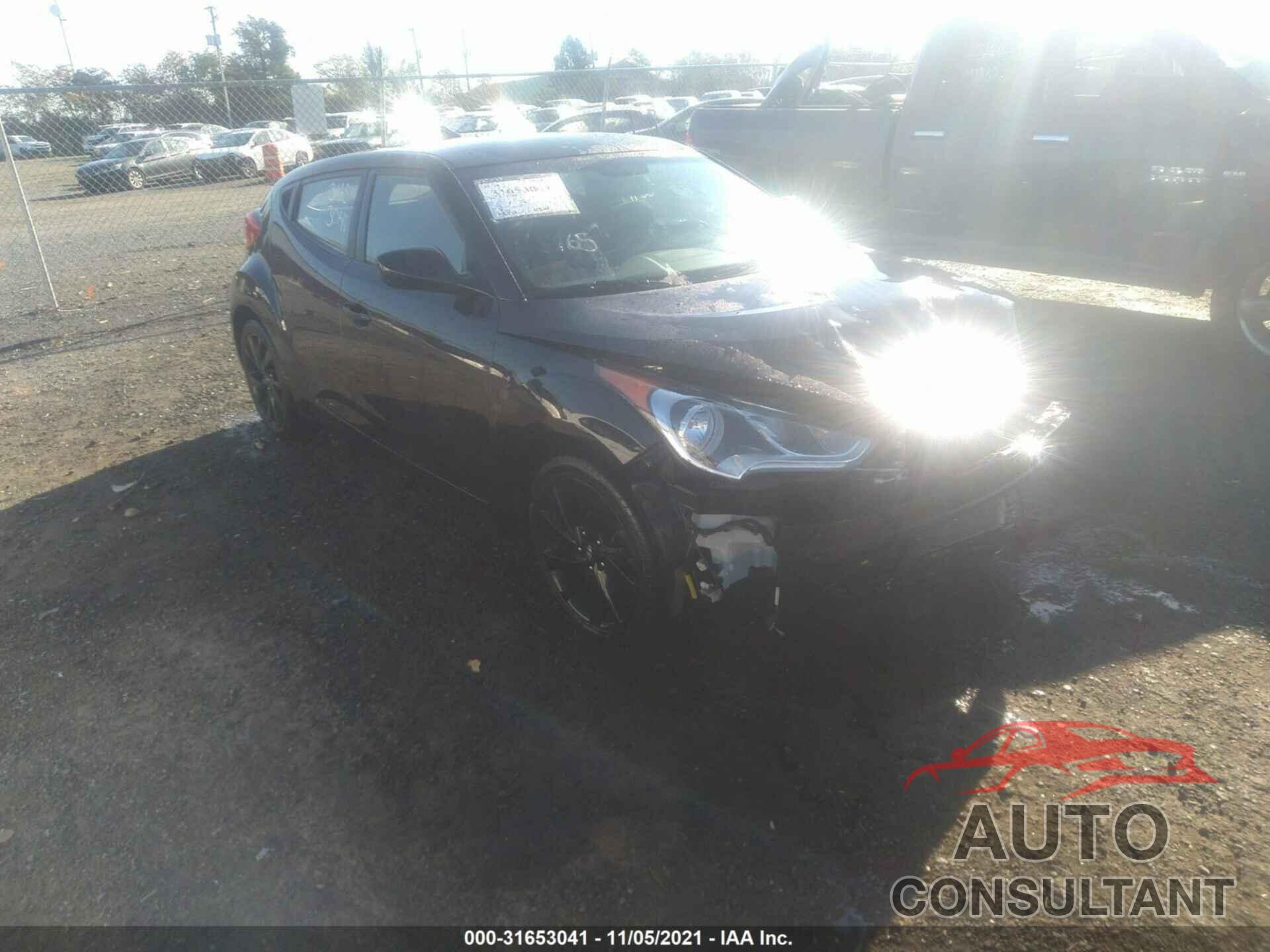 HYUNDAI VELOSTER 2017 - KMHTC6AD6HU309772