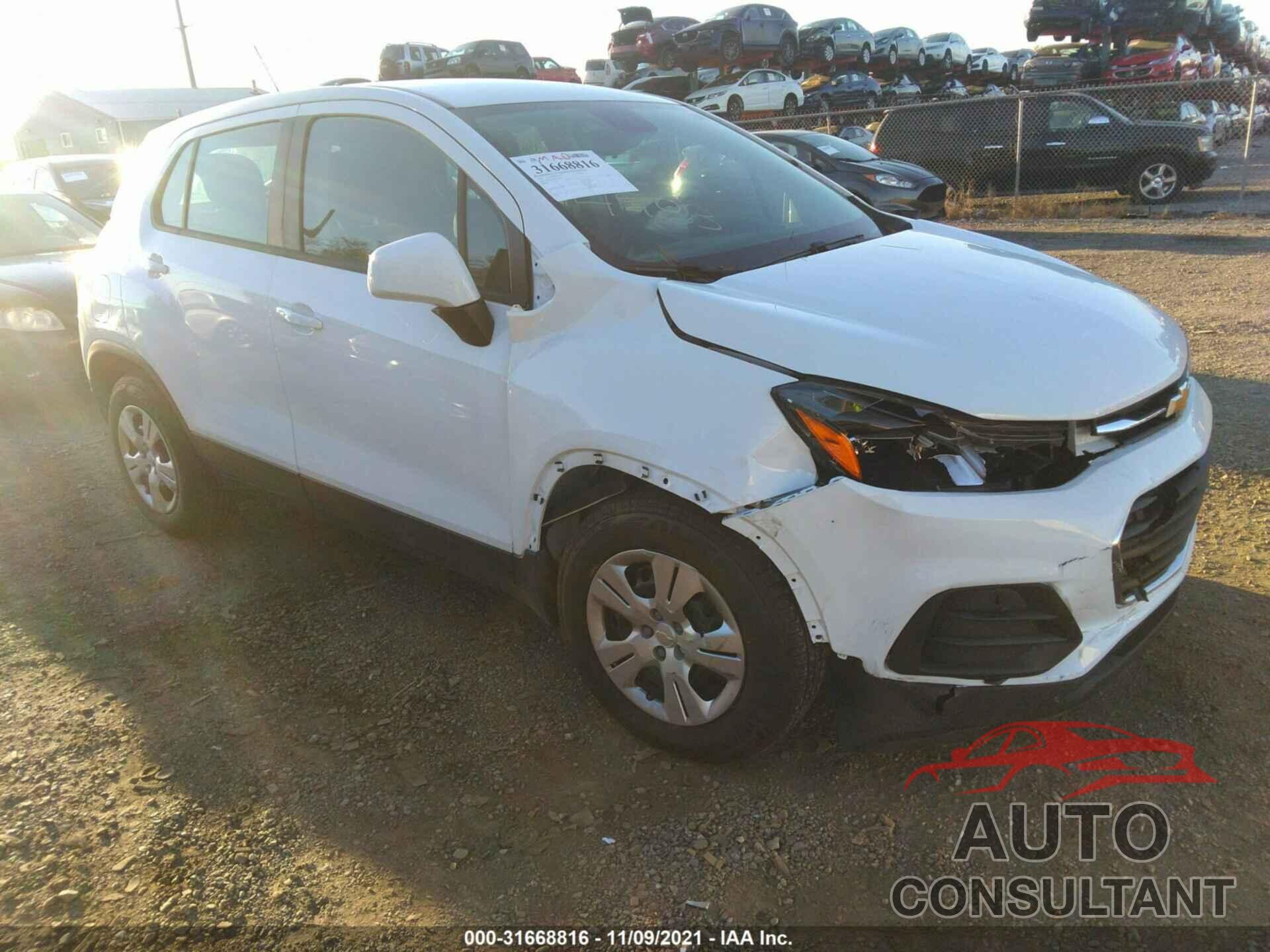 CHEVROLET TRAX 2018 - 3GNCJKSB6JL199801