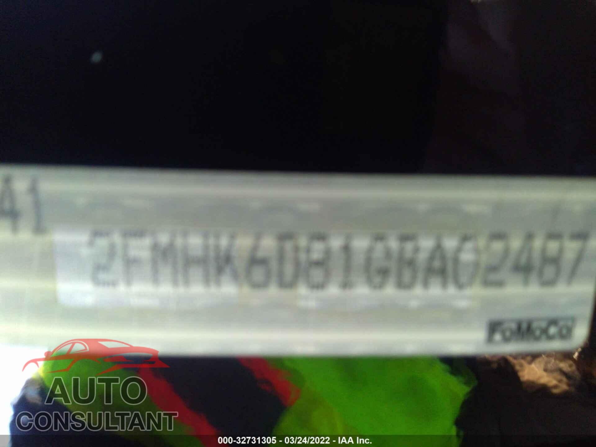 FORD FLEX 2016 - 2FMHK6D81GBA02487