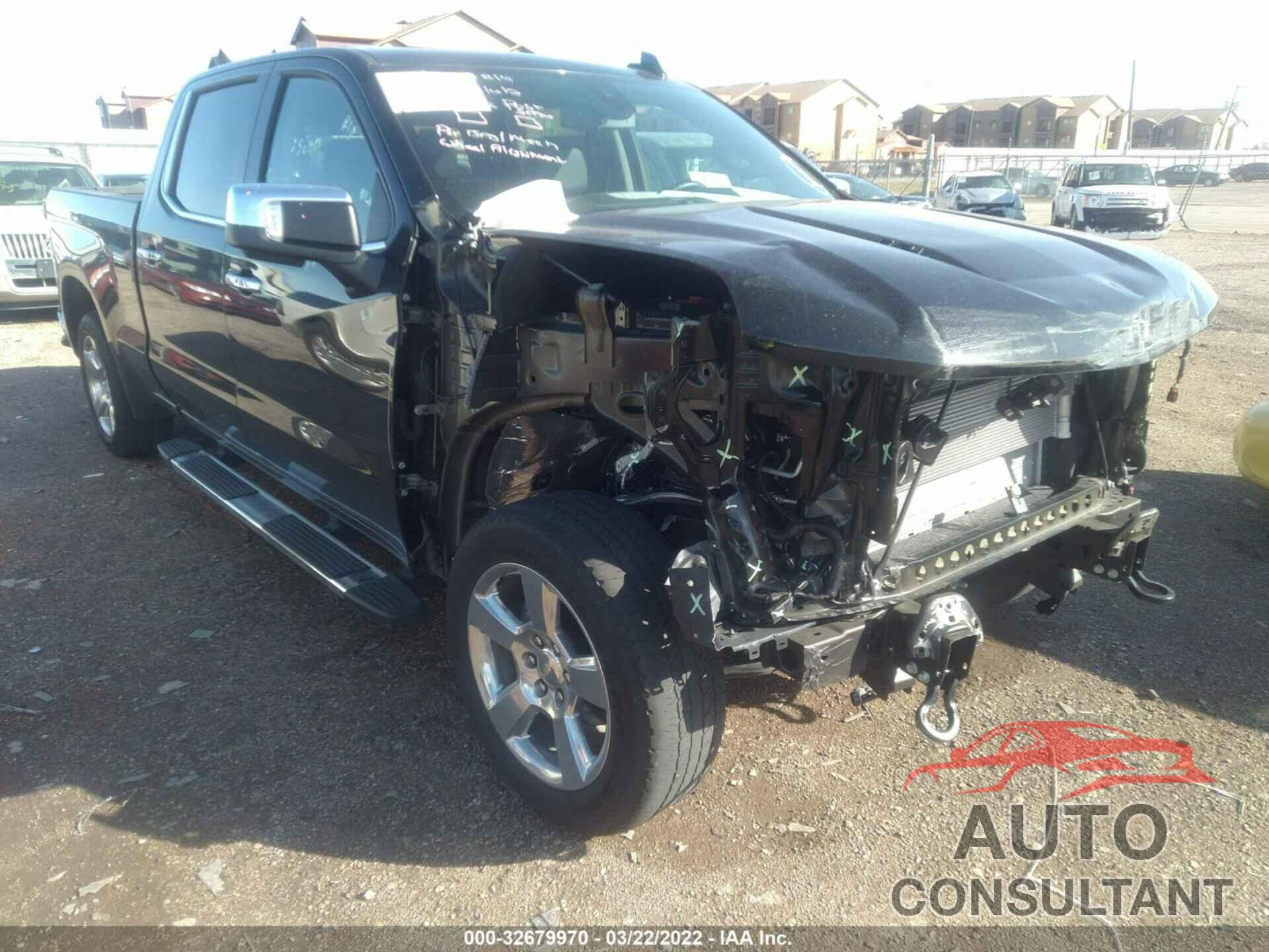 CHEVROLET SILVERADO 1500 2021 - 3GCUYGEL5MG404354